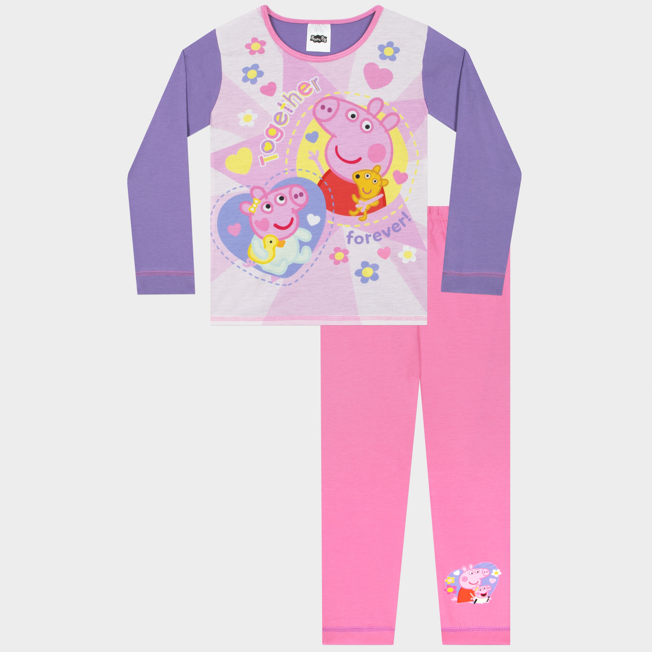 Peppa Pig & Evie Pig Long Sleeve Pyjamas