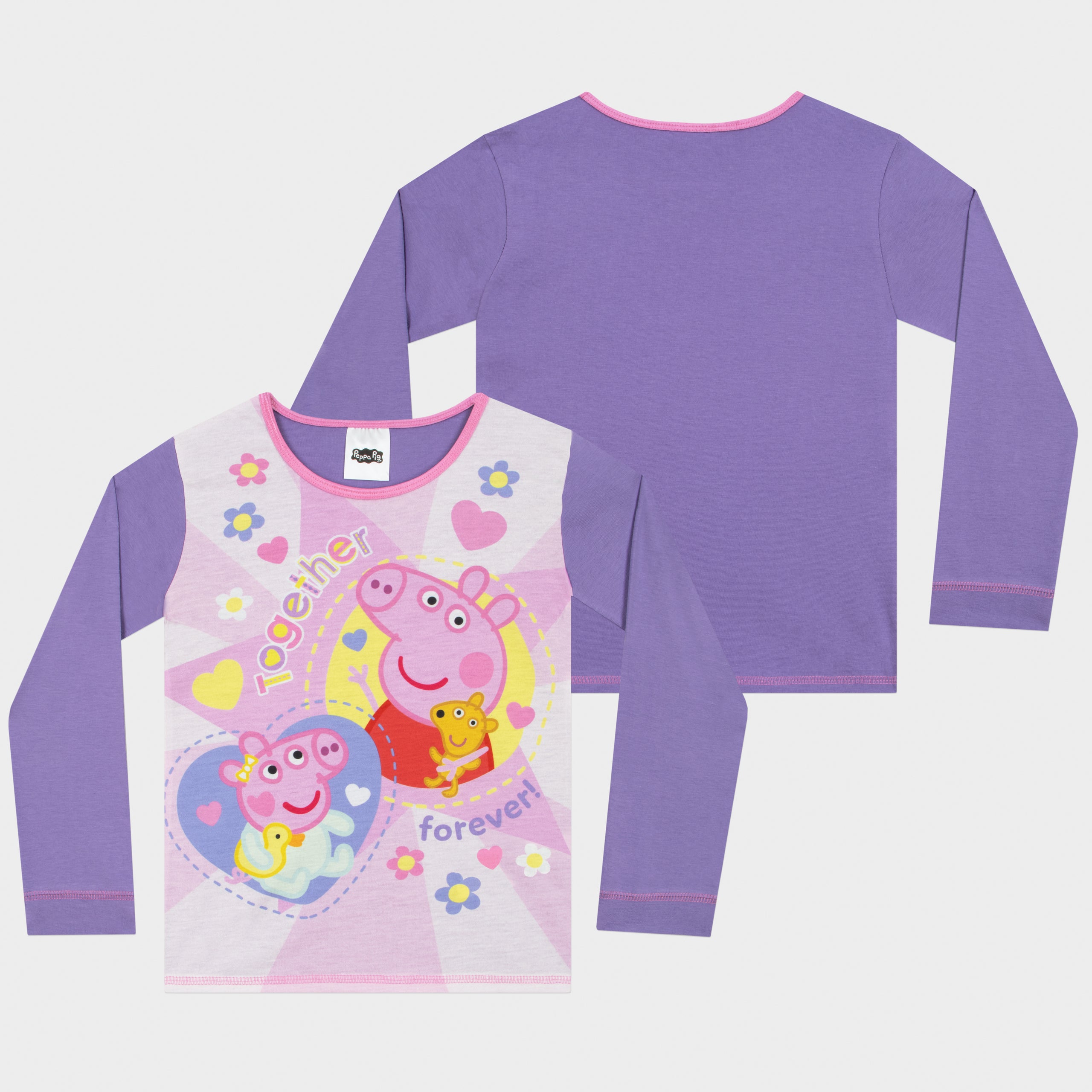 Peppa Pig & Evie Pig Long Sleeve Pyjamas