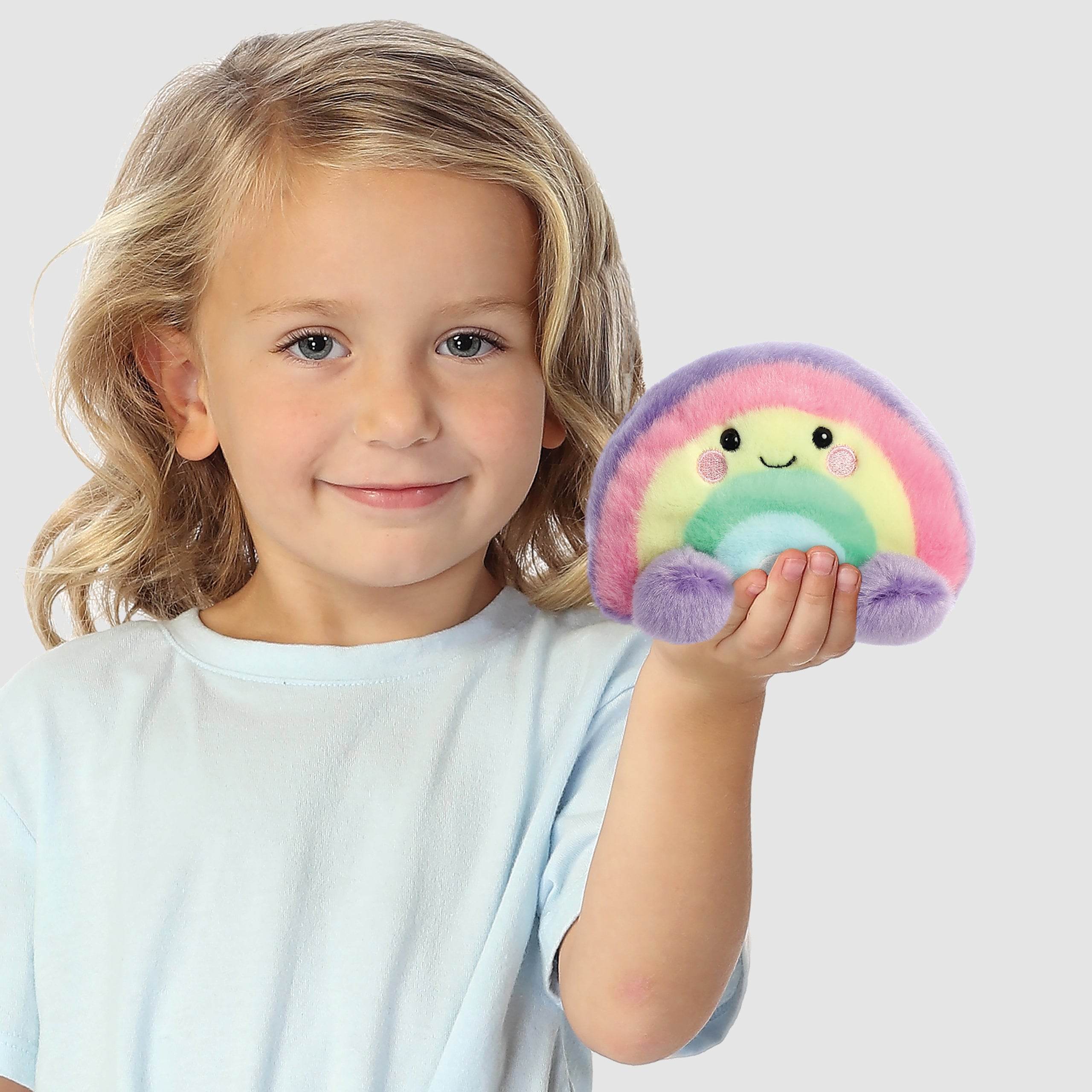 Palm Pals Vivi Rainbow Plush - Character.com