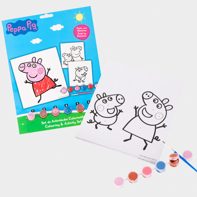Peppa Pig Paint By Numbers Craft Set
