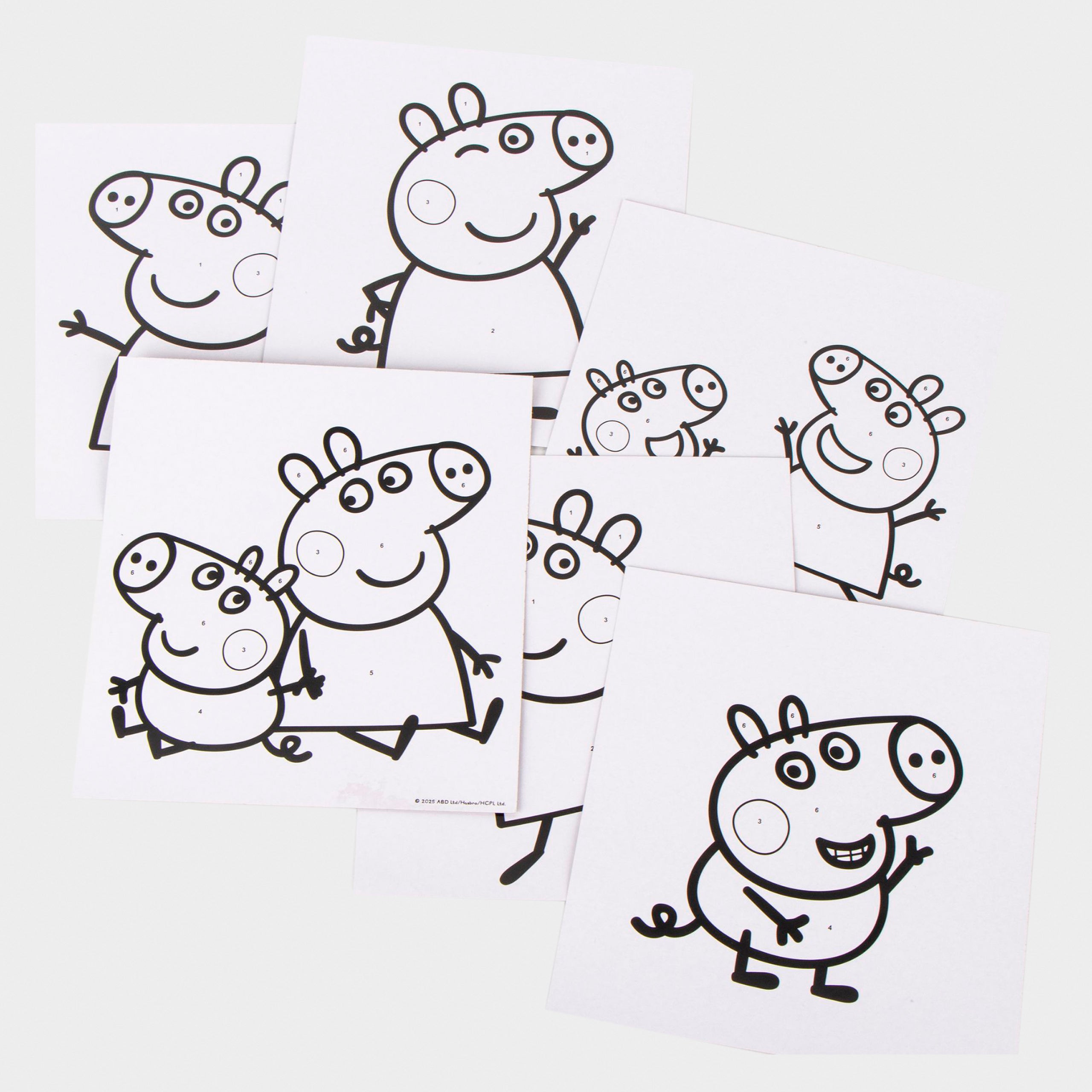 Peppa Pig Paint By Numbers Craft Set