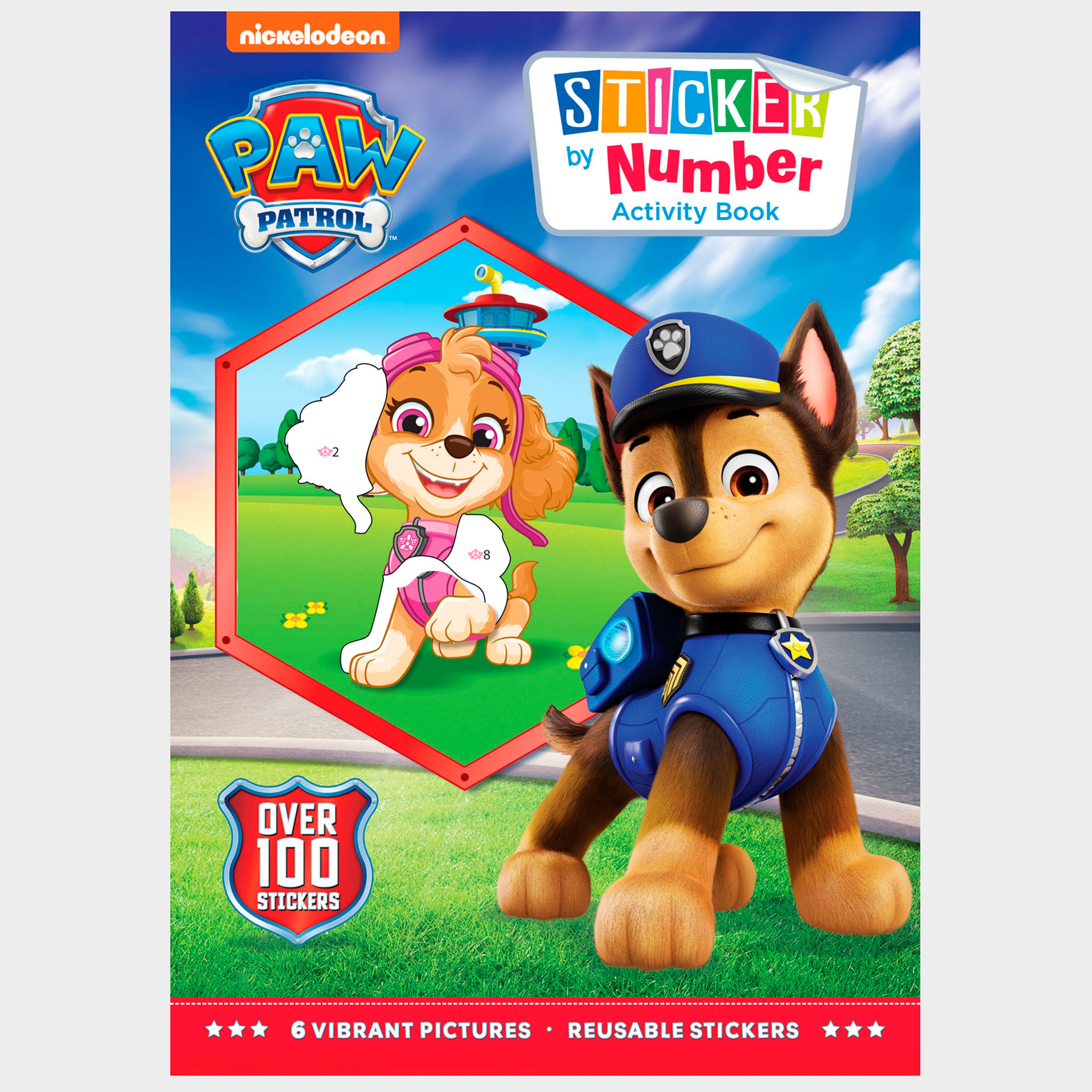 PAW Patrol Sticker By Number Book
