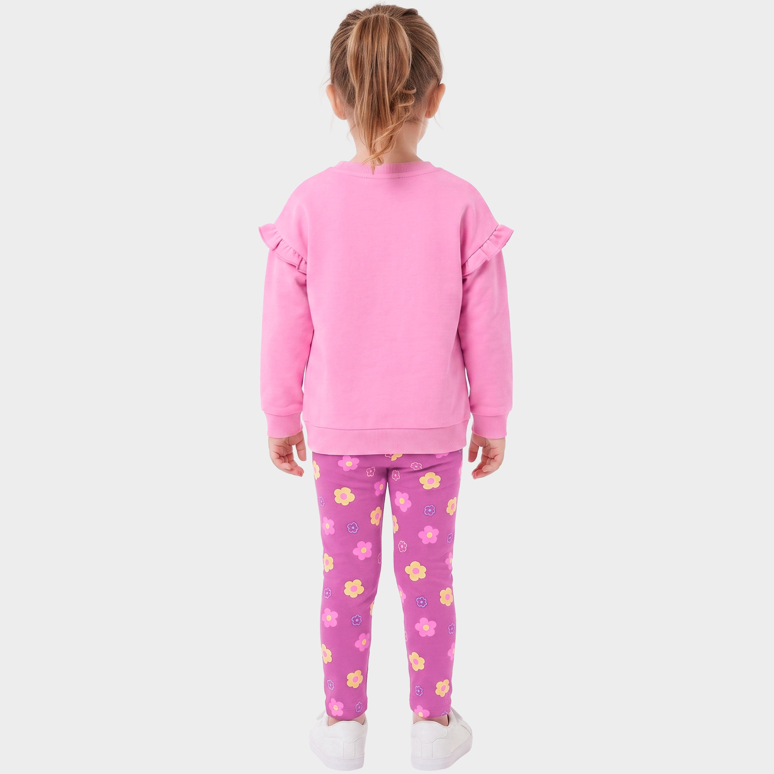Peppa Pig And Evie Pig Sweatshirt & Legging Set