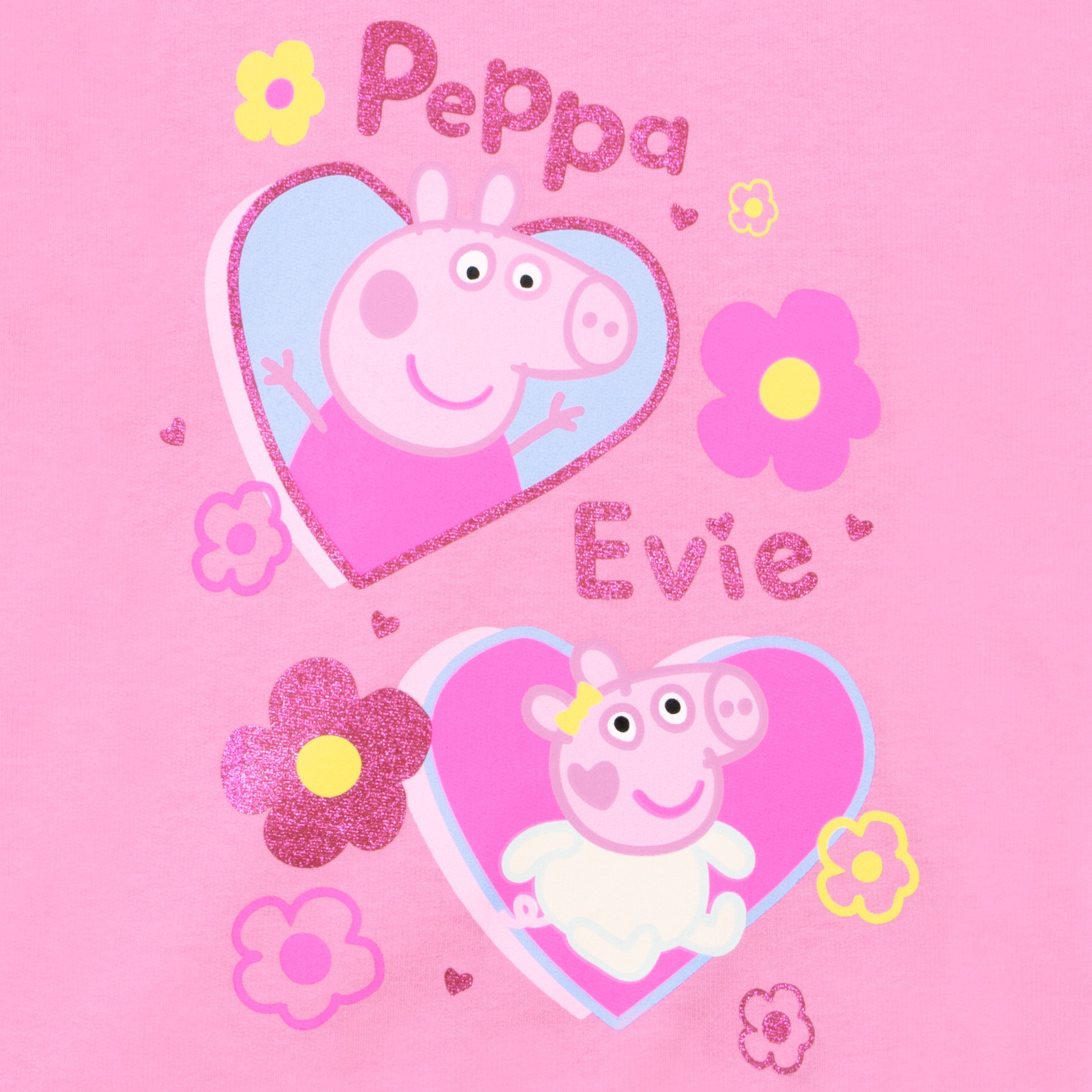 Peppa Pig And Evie Pig Sweatshirt & Legging Set