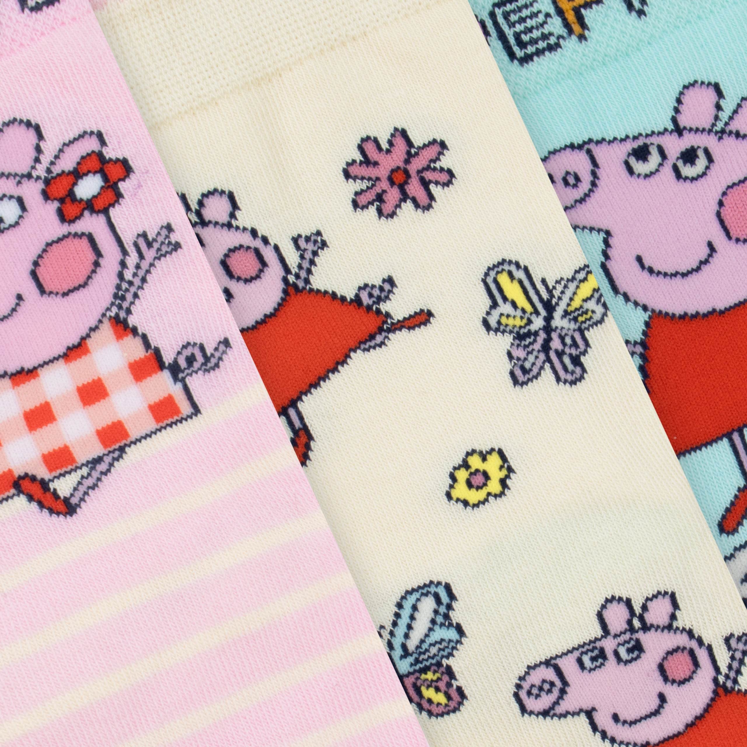 3 Pack Peppa Pig Socks - Character.com