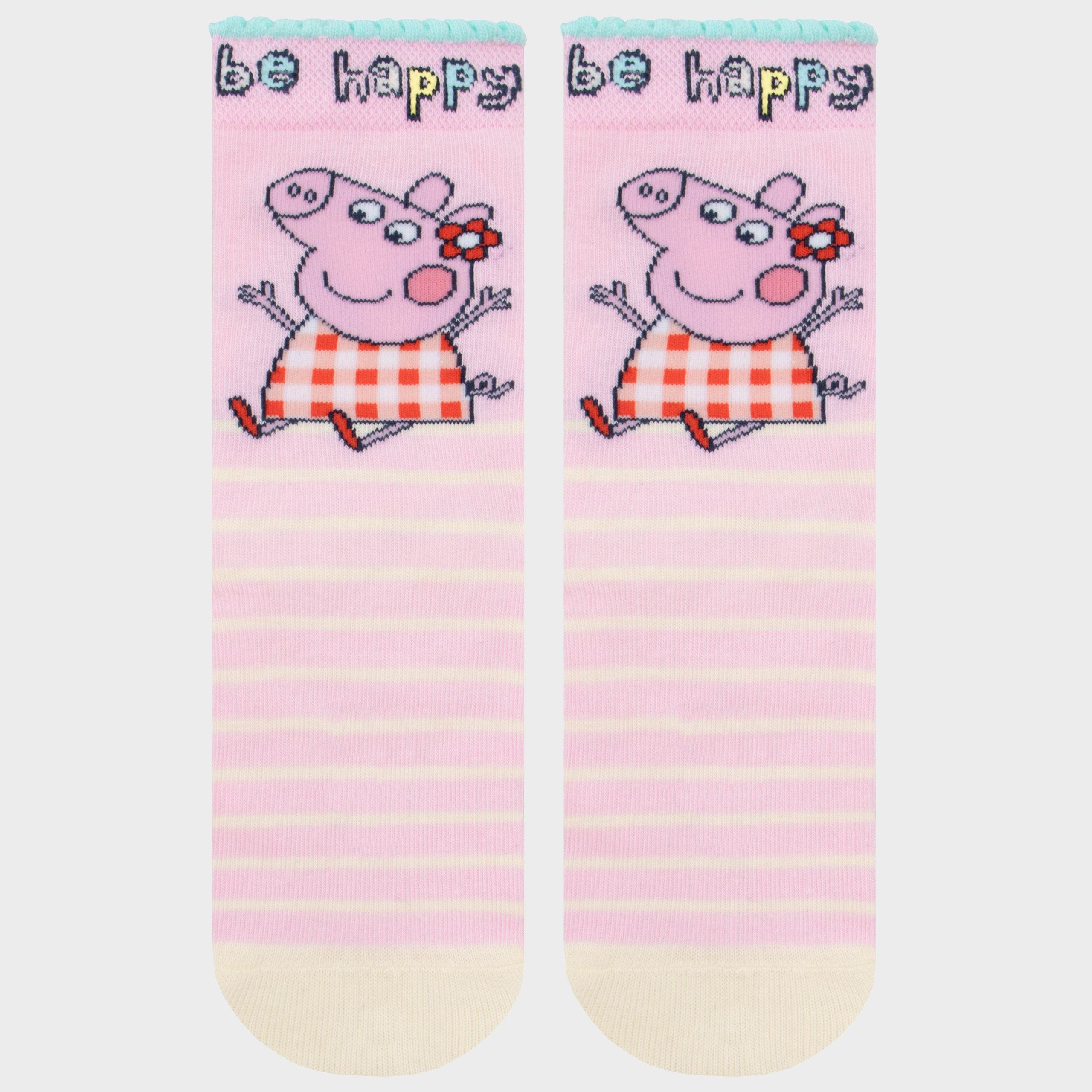 3 Pack Peppa Pig Socks - Character.com