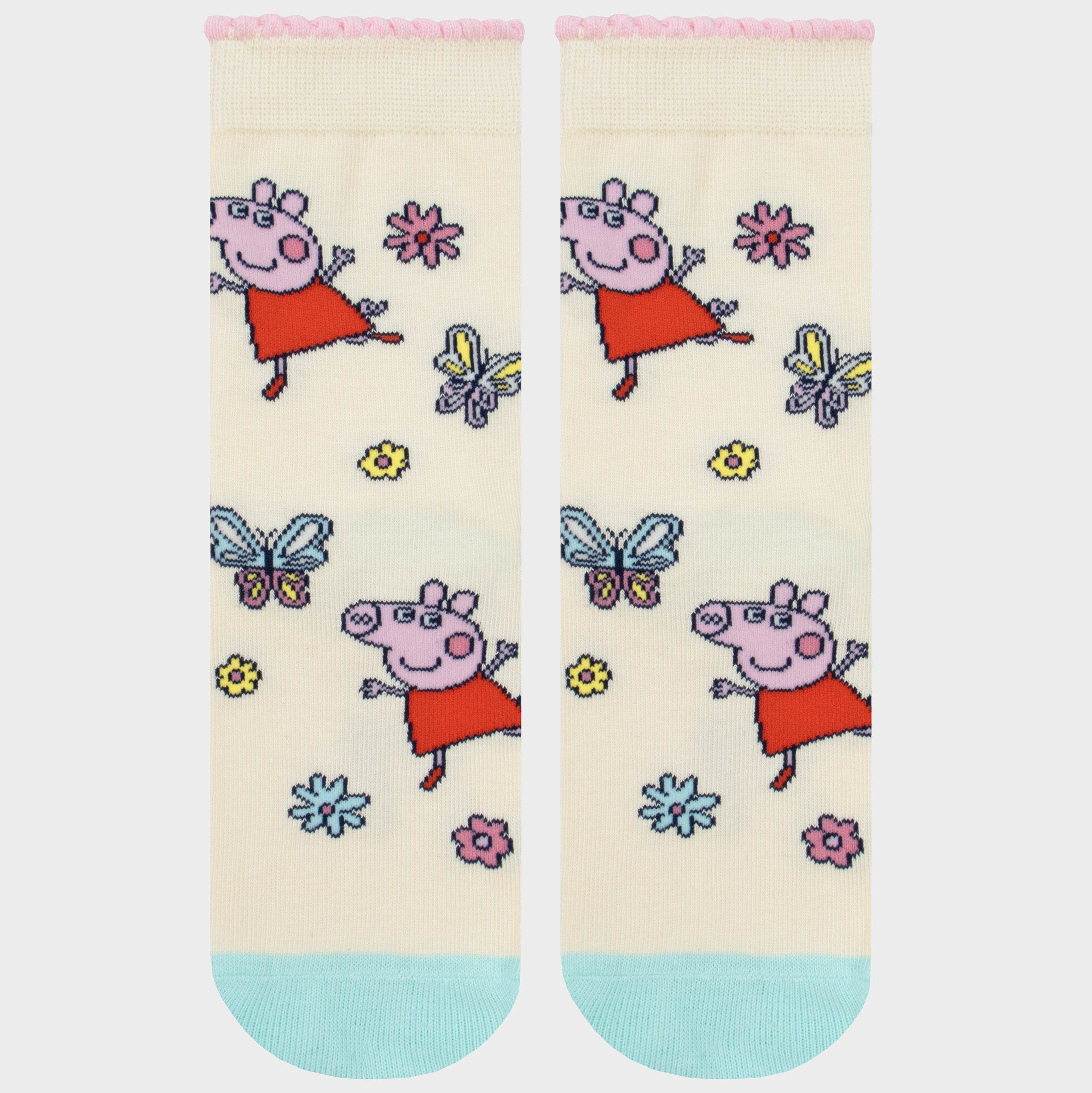 3 Pack Peppa Pig Socks - Character.com