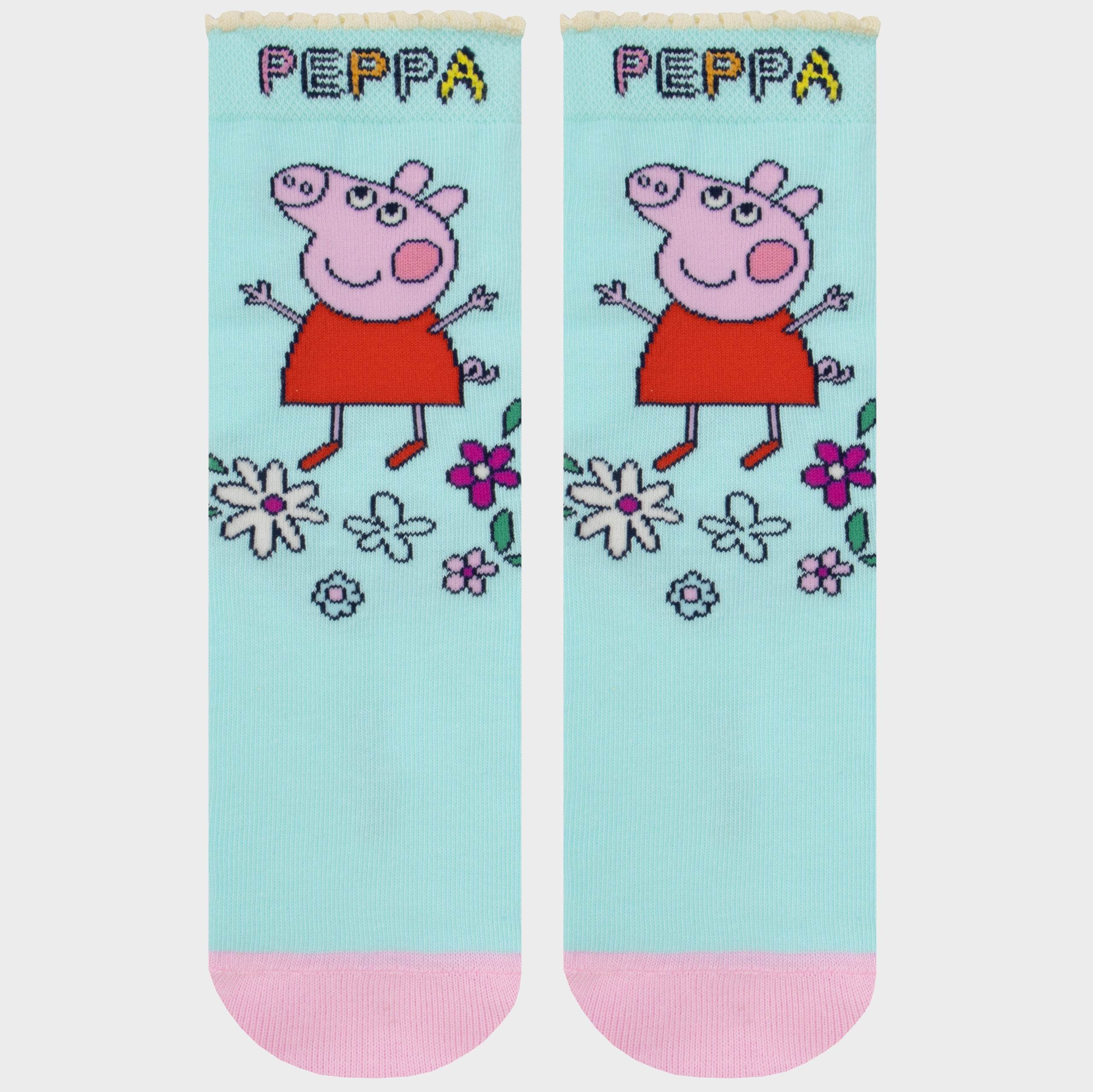 3 Pack Peppa Pig Socks - Character.com