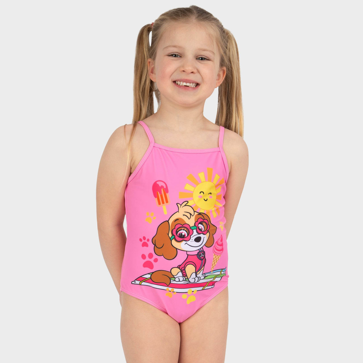 PAW Patrol Girls Swimsuit | Skye Swimming Costume | Girls Swimwear ...