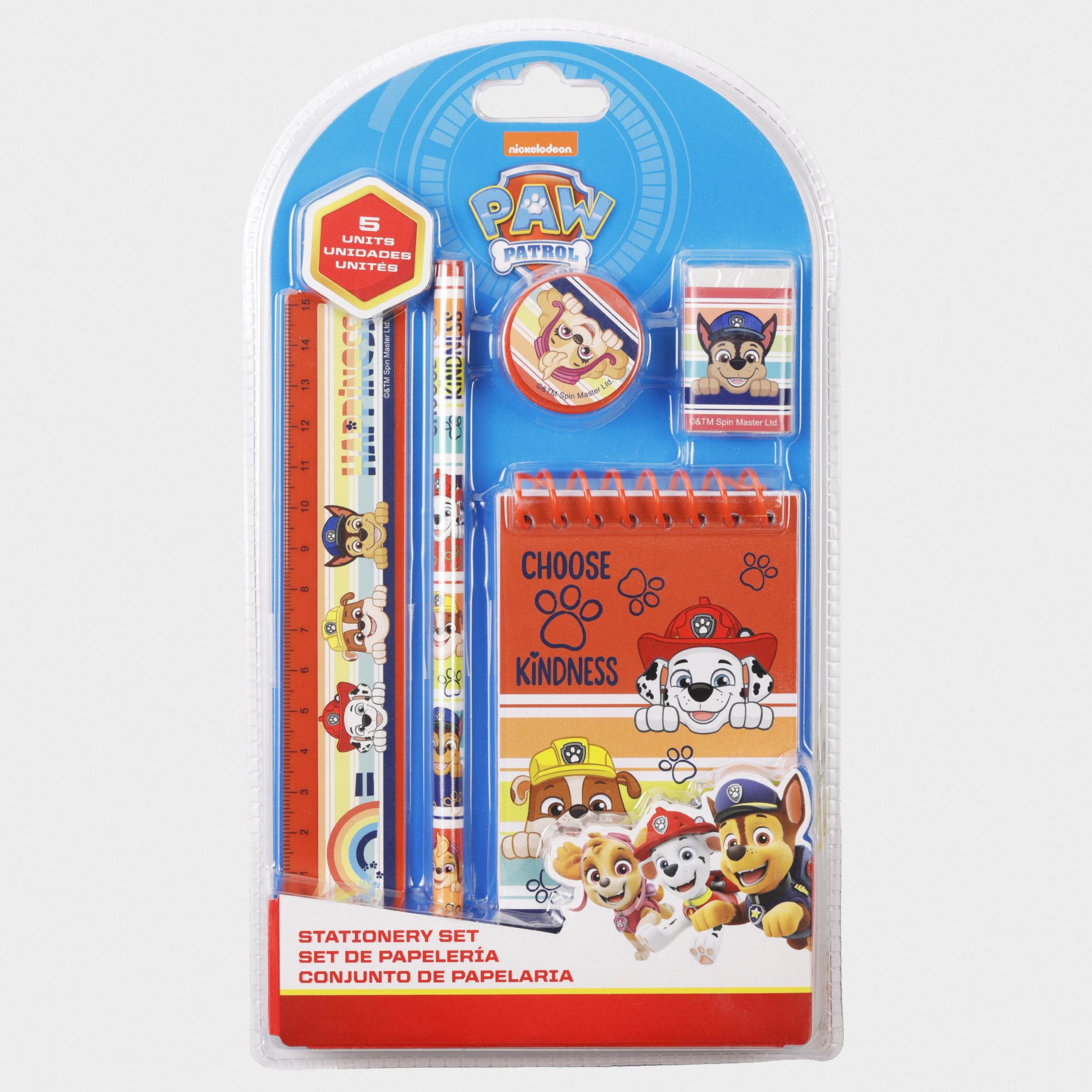 Paw Patrol 5 Piece Stationary Set - Character.com