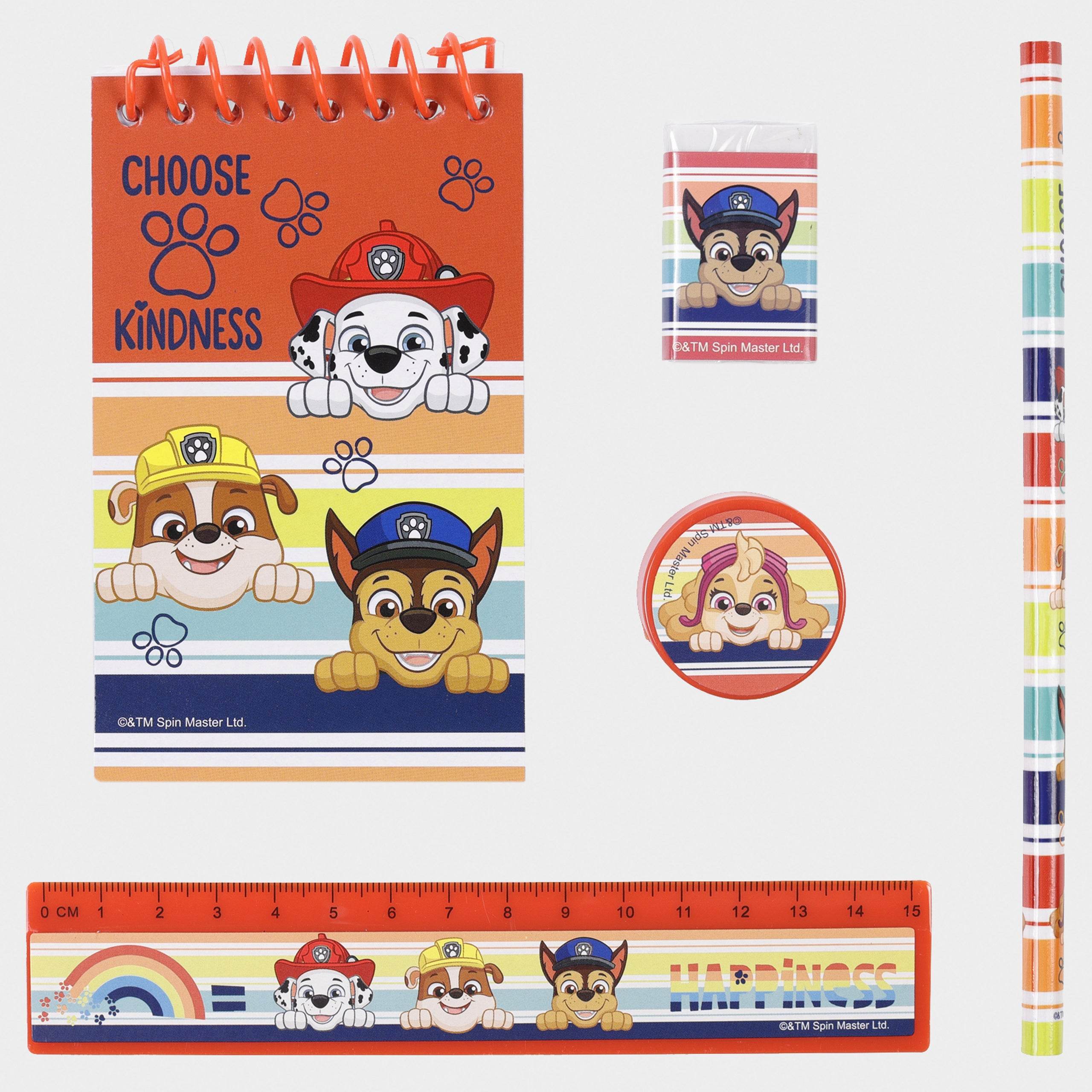 Paw Patrol 5 Piece Stationary Set - Character.com