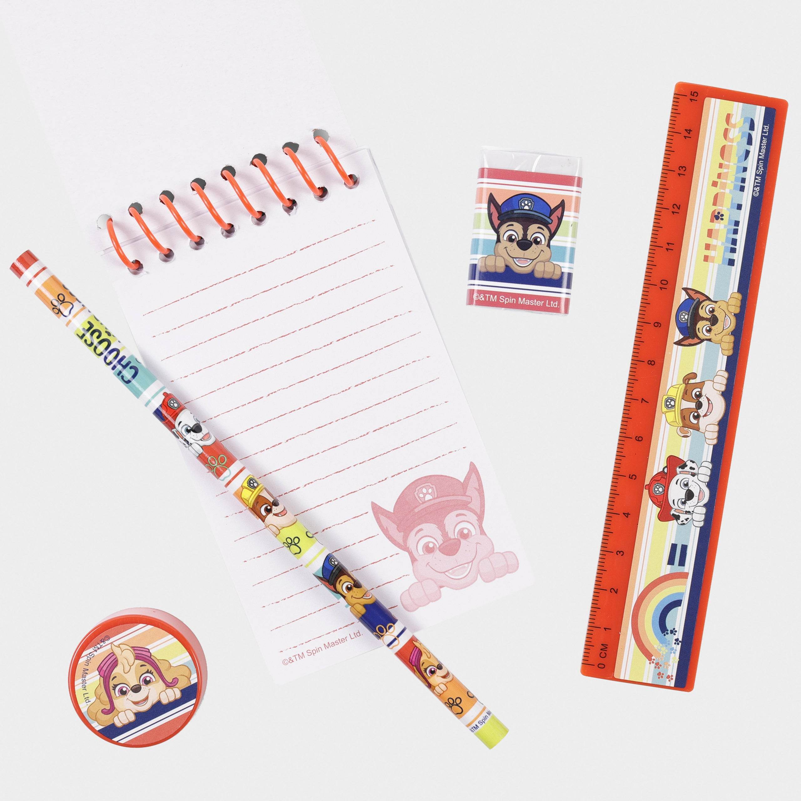 Paw Patrol 5 Piece Stationary Set - Character.com