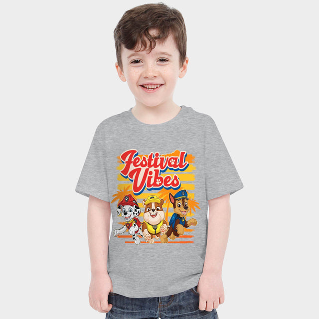 Paw Patrol Grey Boys Festival T-Shirt - Character.com
