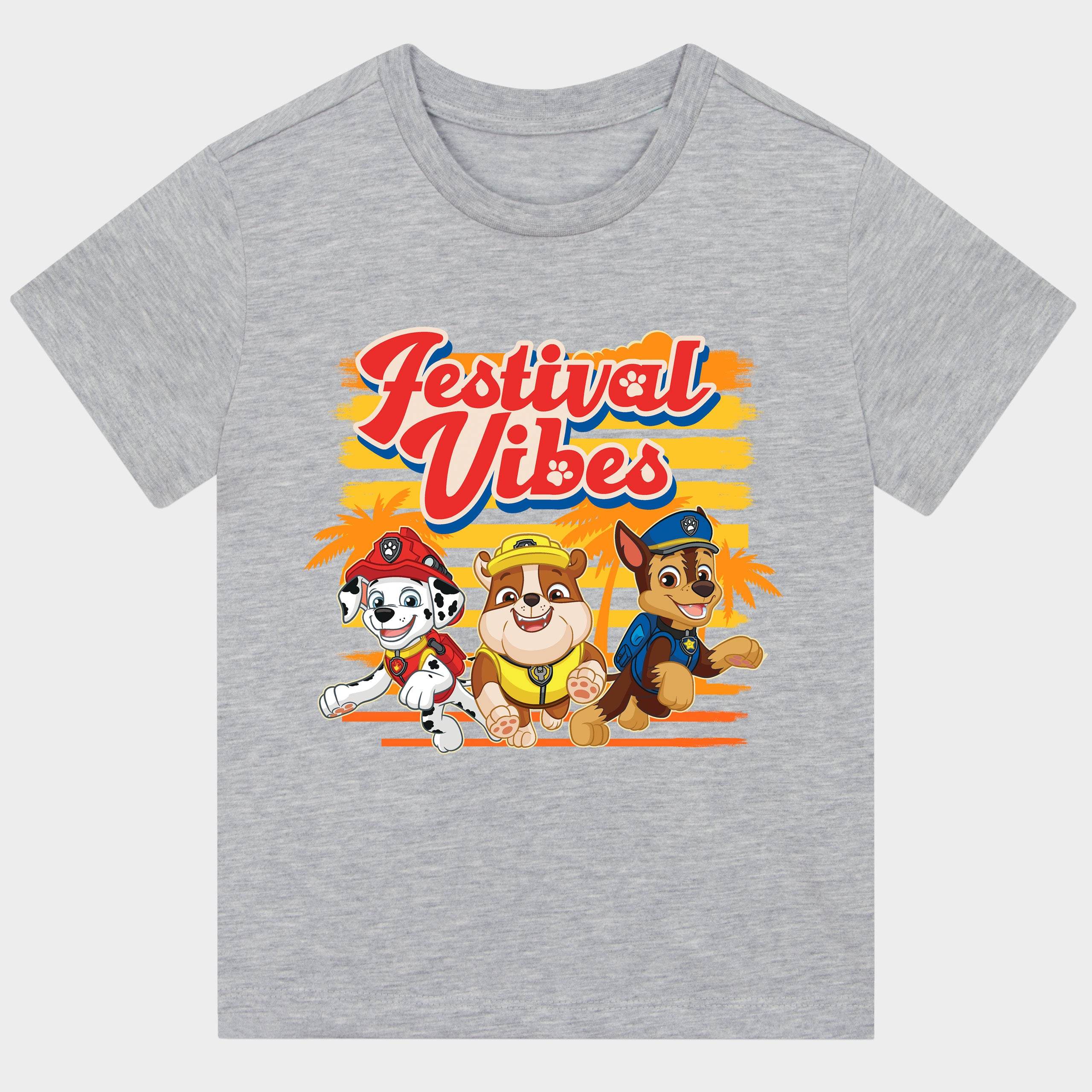 Paw Patrol Grey Boys Festival T-Shirt - Character.com