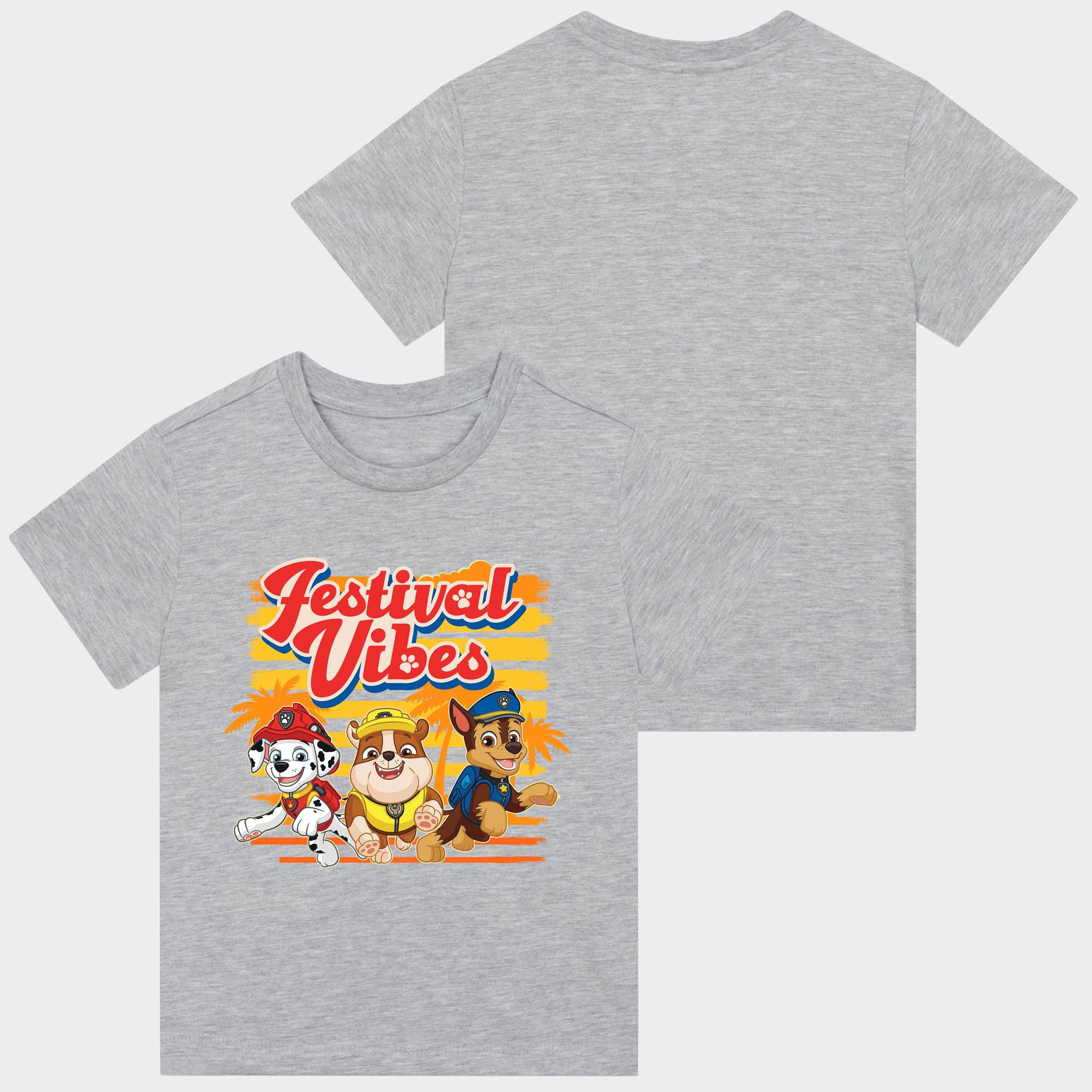 Paw Patrol Grey Boys Festival T-Shirt - Character.com