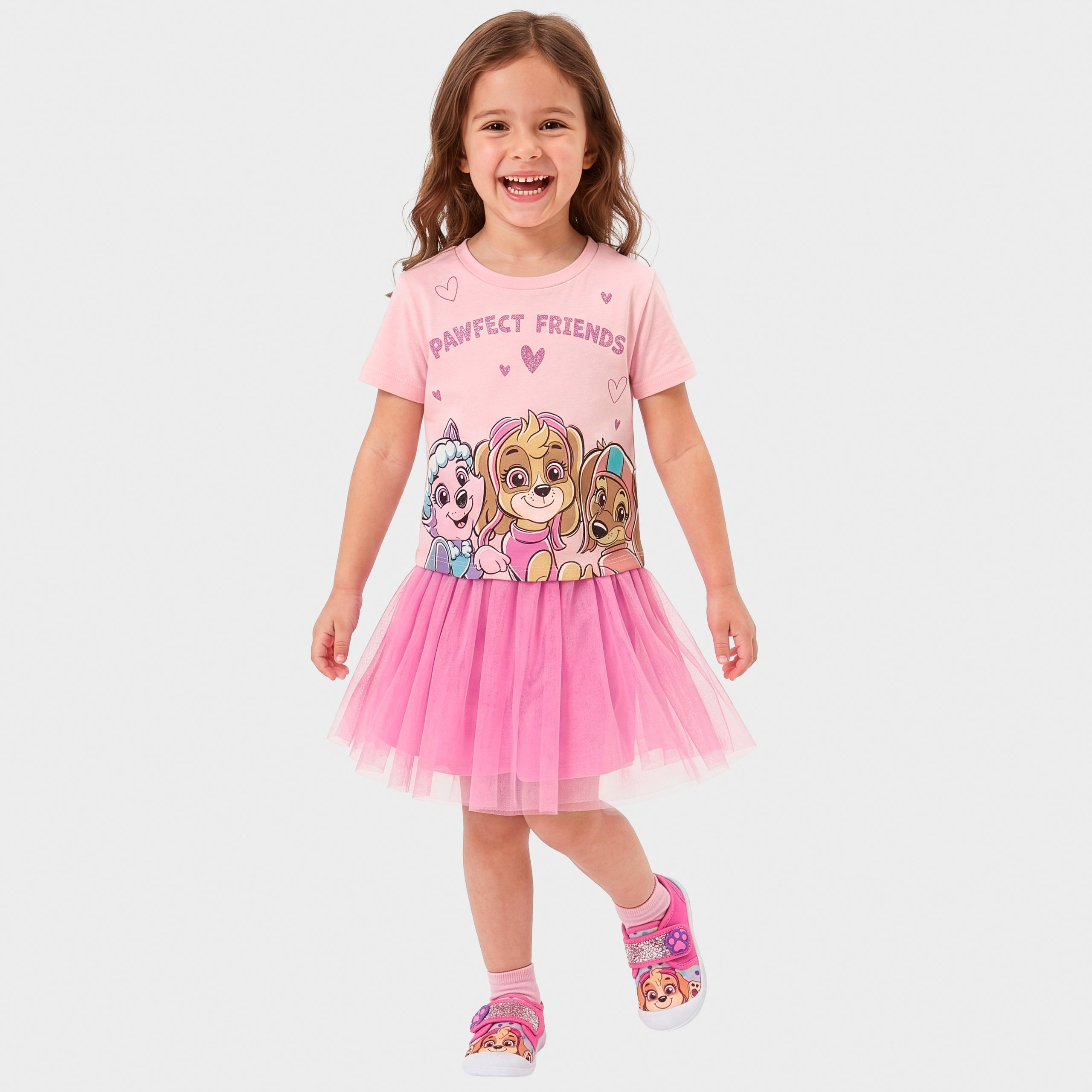 PAW Patrol Glittery T-Shirt And Tulle Skirt Outfit Set