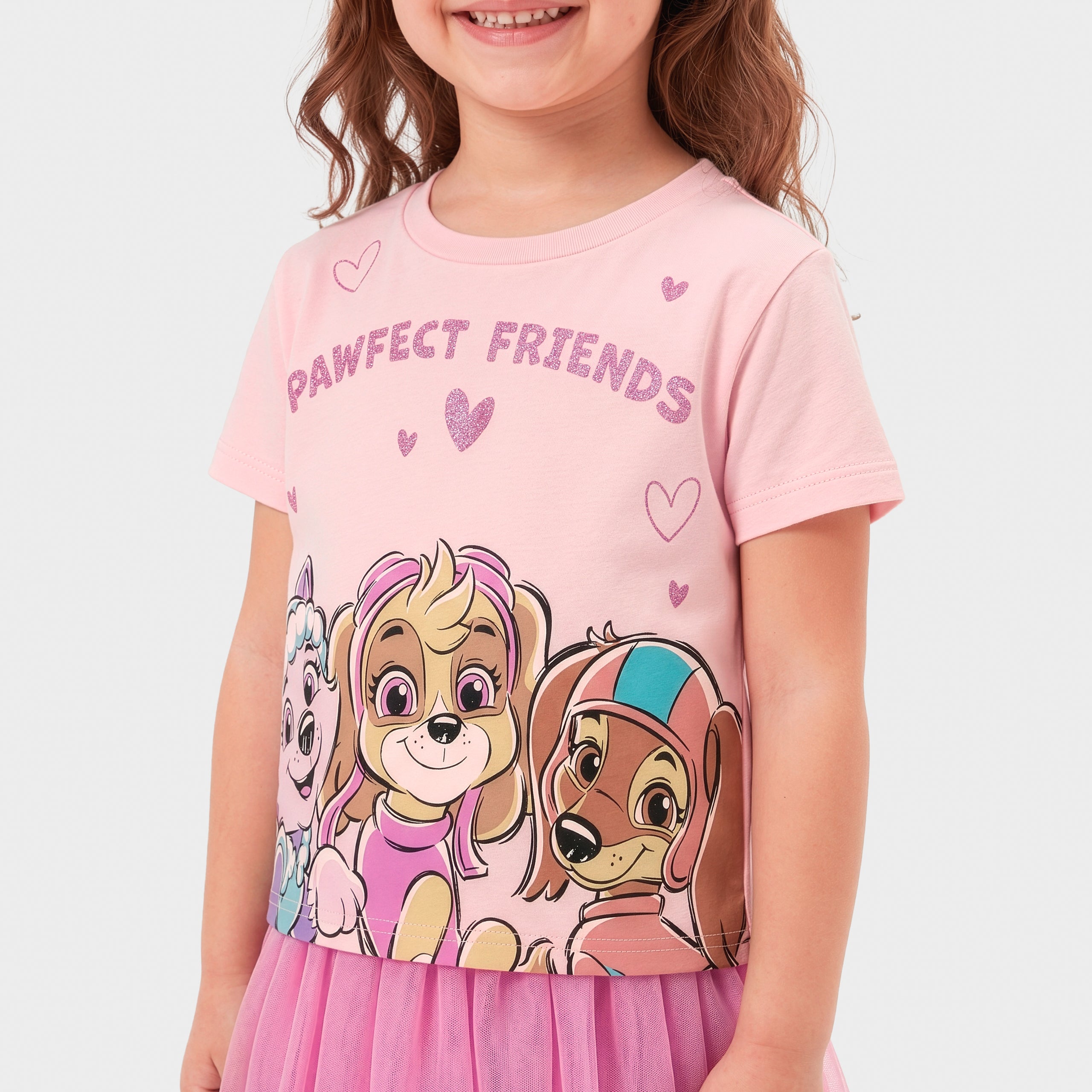 PAW Patrol Glittery T-Shirt And Tulle Skirt Outfit Set