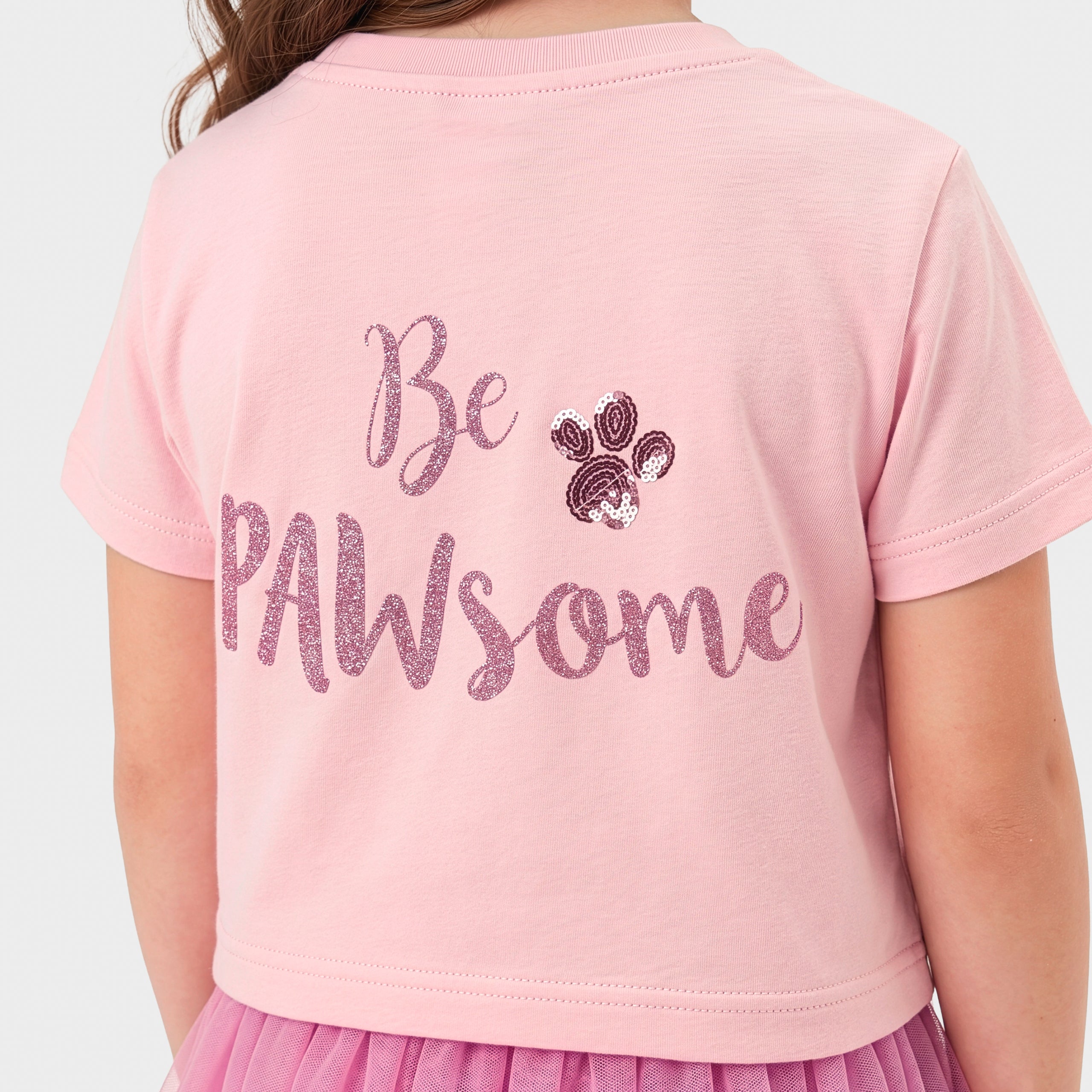 PAW Patrol Glittery T-Shirt And Tulle Skirt Outfit Set