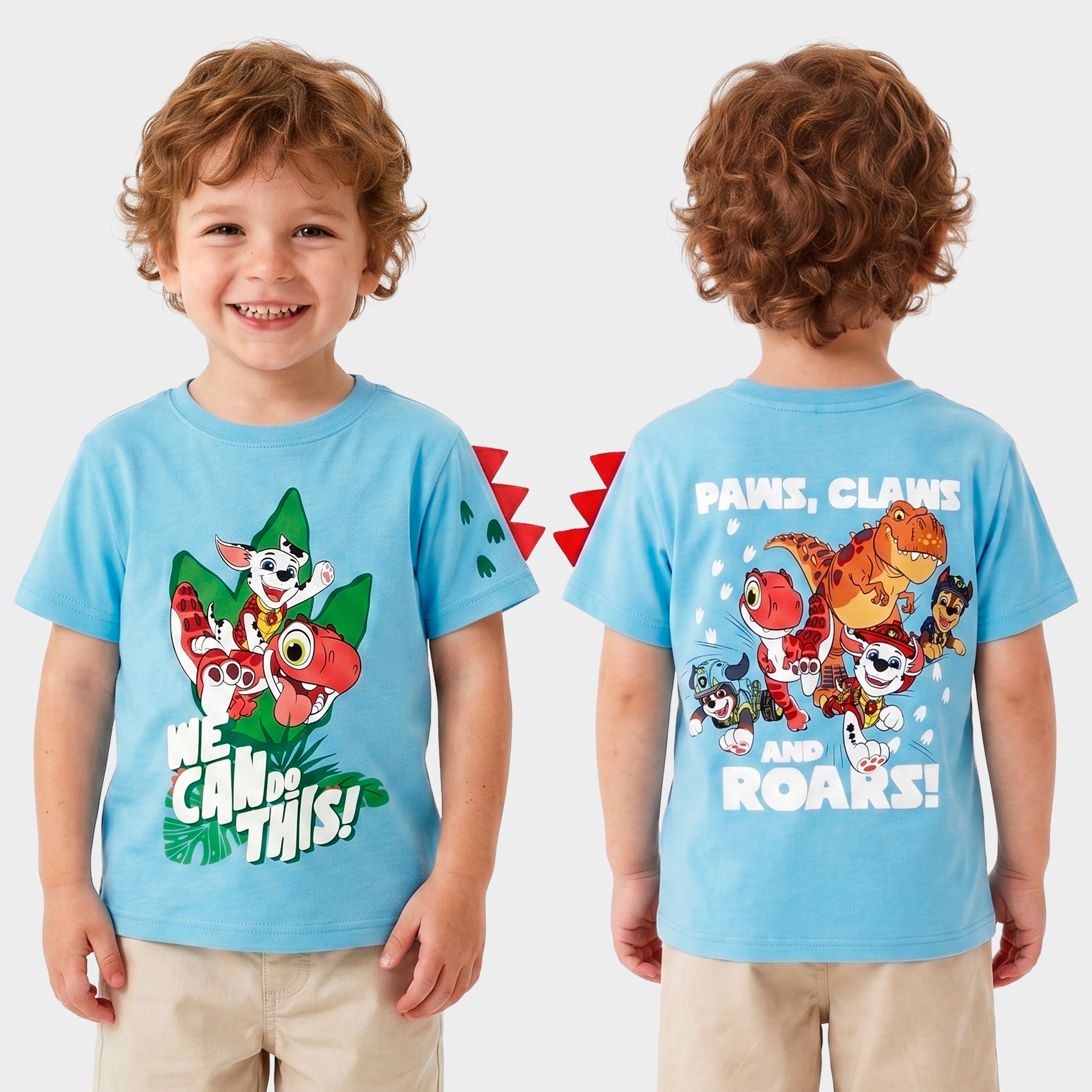PAW Patrol Dinosaur 'Paw, Claws & Roars' Short Sleeve T-Shirt