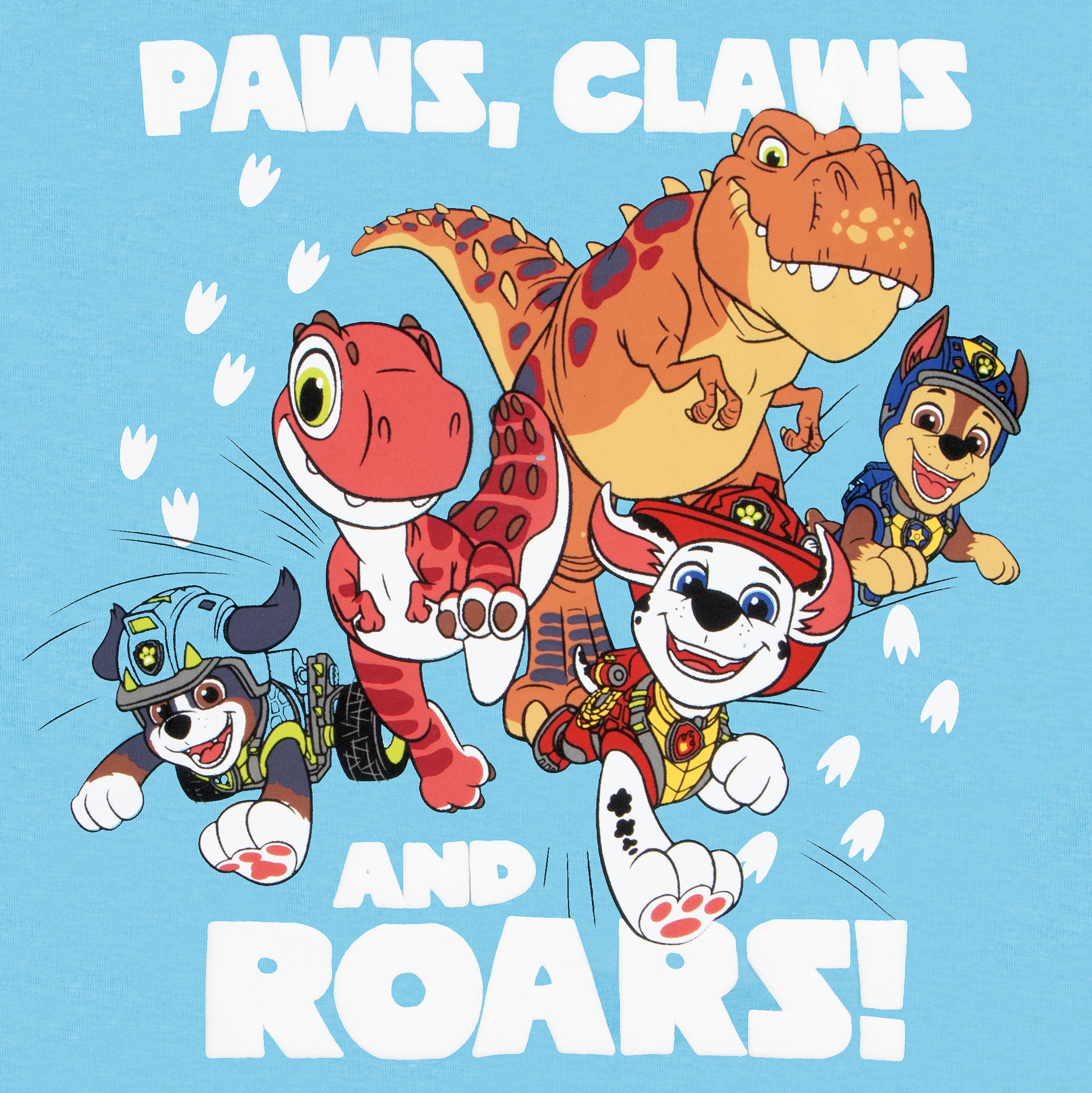 PAW Patrol Dinosaur 'Paw, Claws & Roars' Short Sleeve T-Shirt