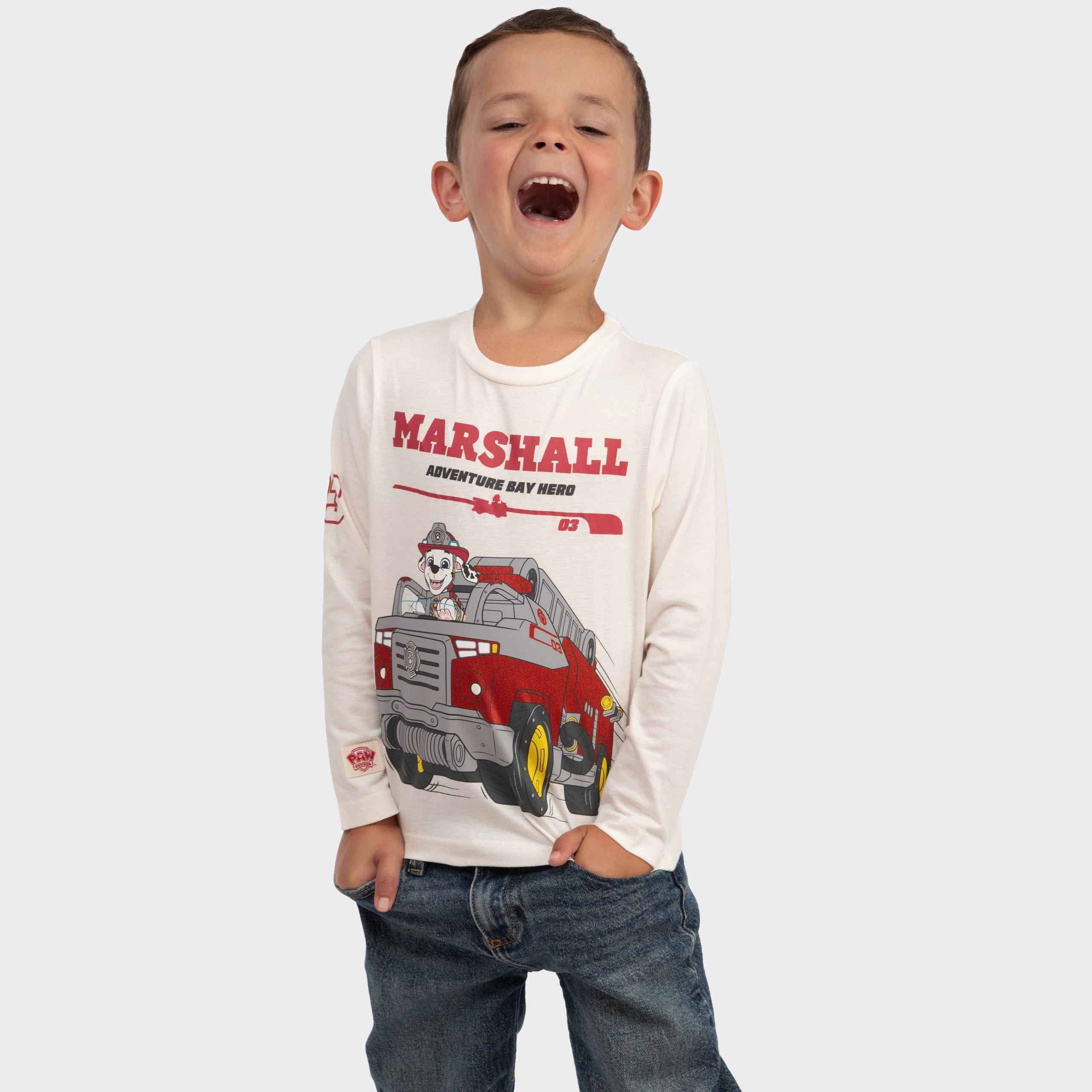PAW Patrol Long Sleeve T-Shirt - Marshall