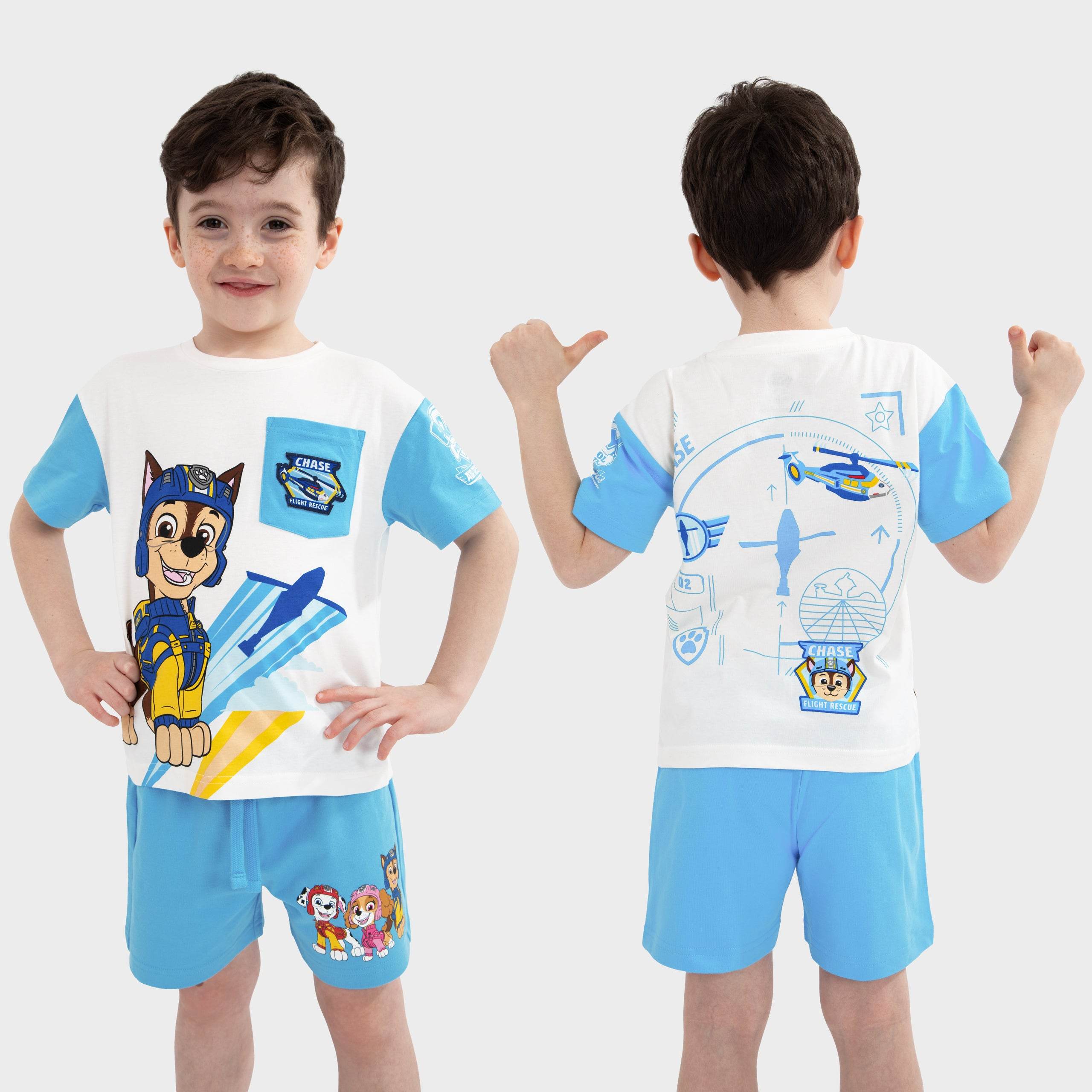 PAW Patrol T-Shirt And Shorts - Chase - Character.com