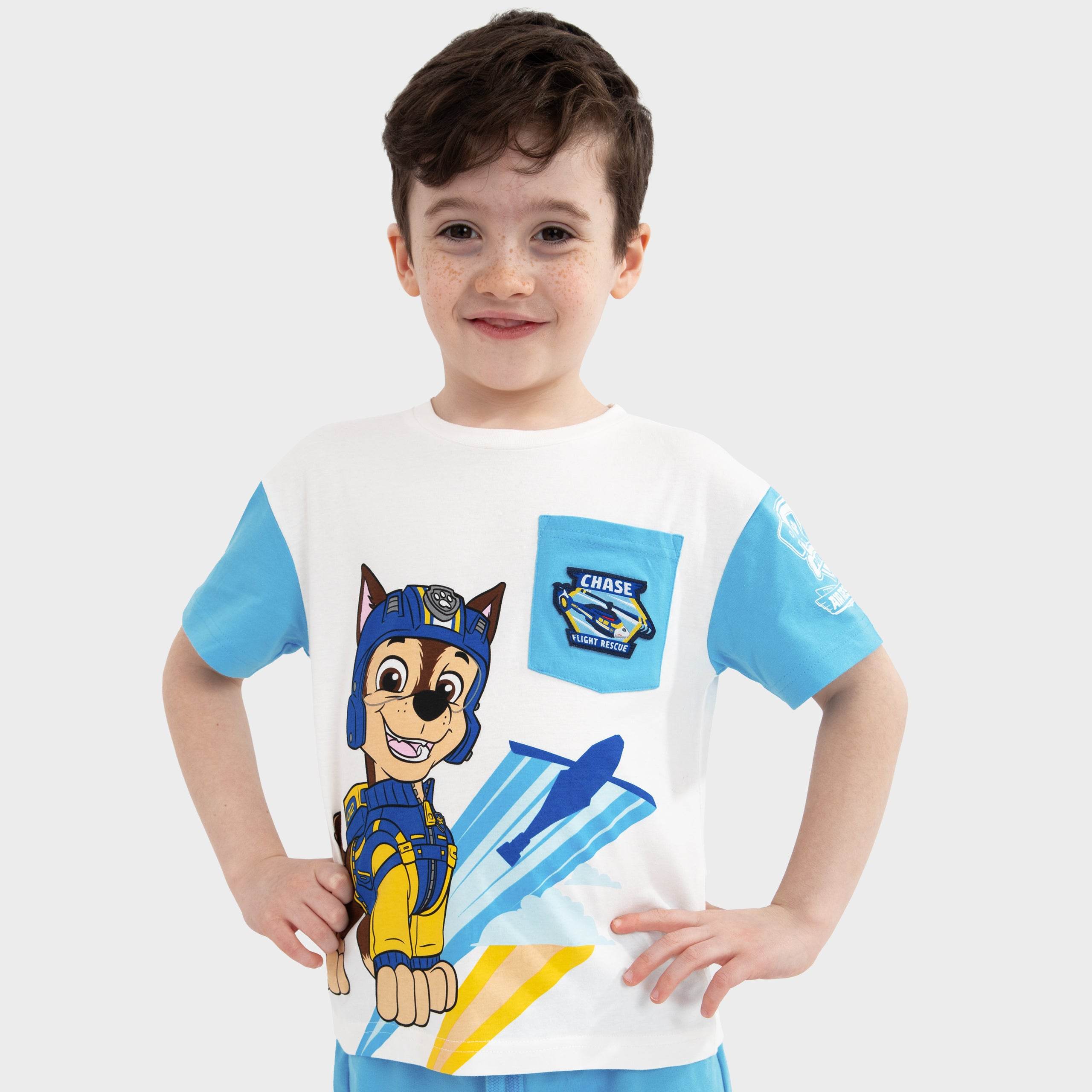 PAW Patrol T-Shirt And Shorts - Chase - Character.com