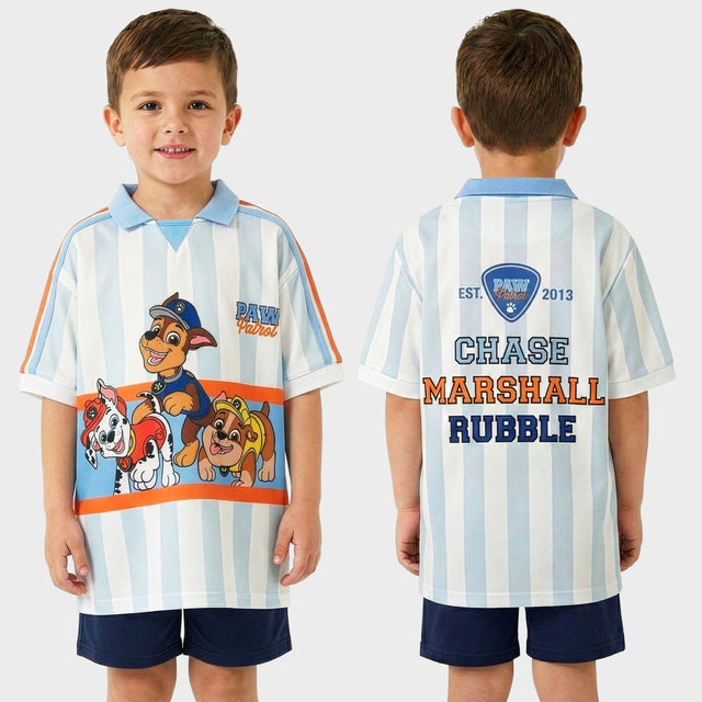 United Labels Paw Patrol Veste De Baseball Rétro Pour Garçon - Bleu/Gris - Design Pat' Patrouille