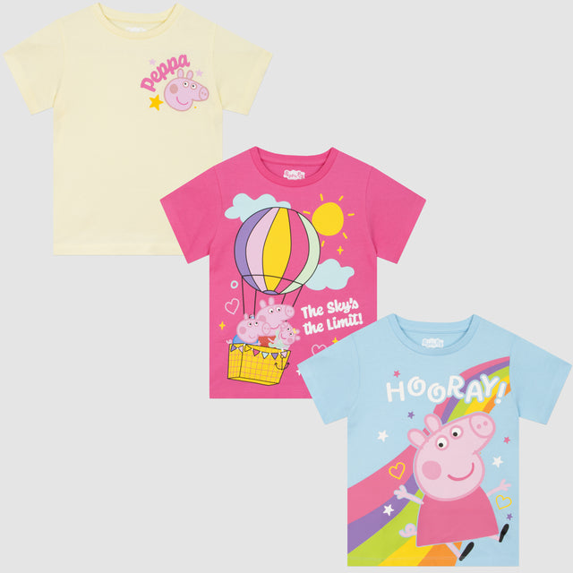 Peppa Pig T-Shirts 3 Pack