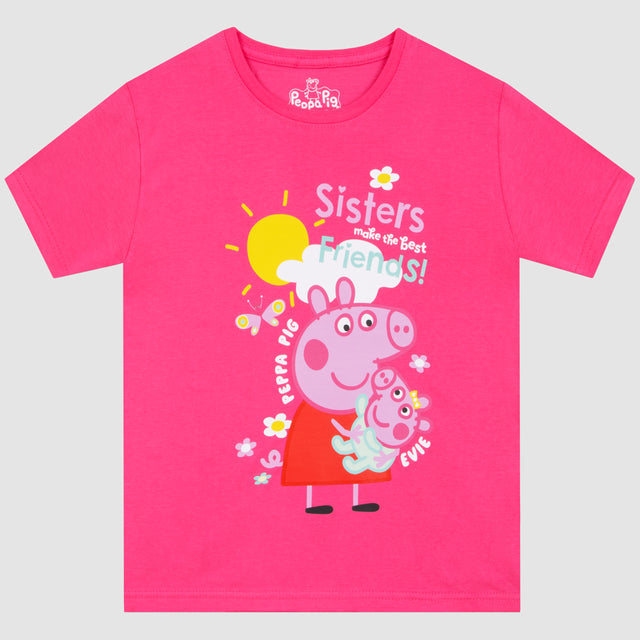 Peppa & Evie Pig Short Sleeve T-shirt