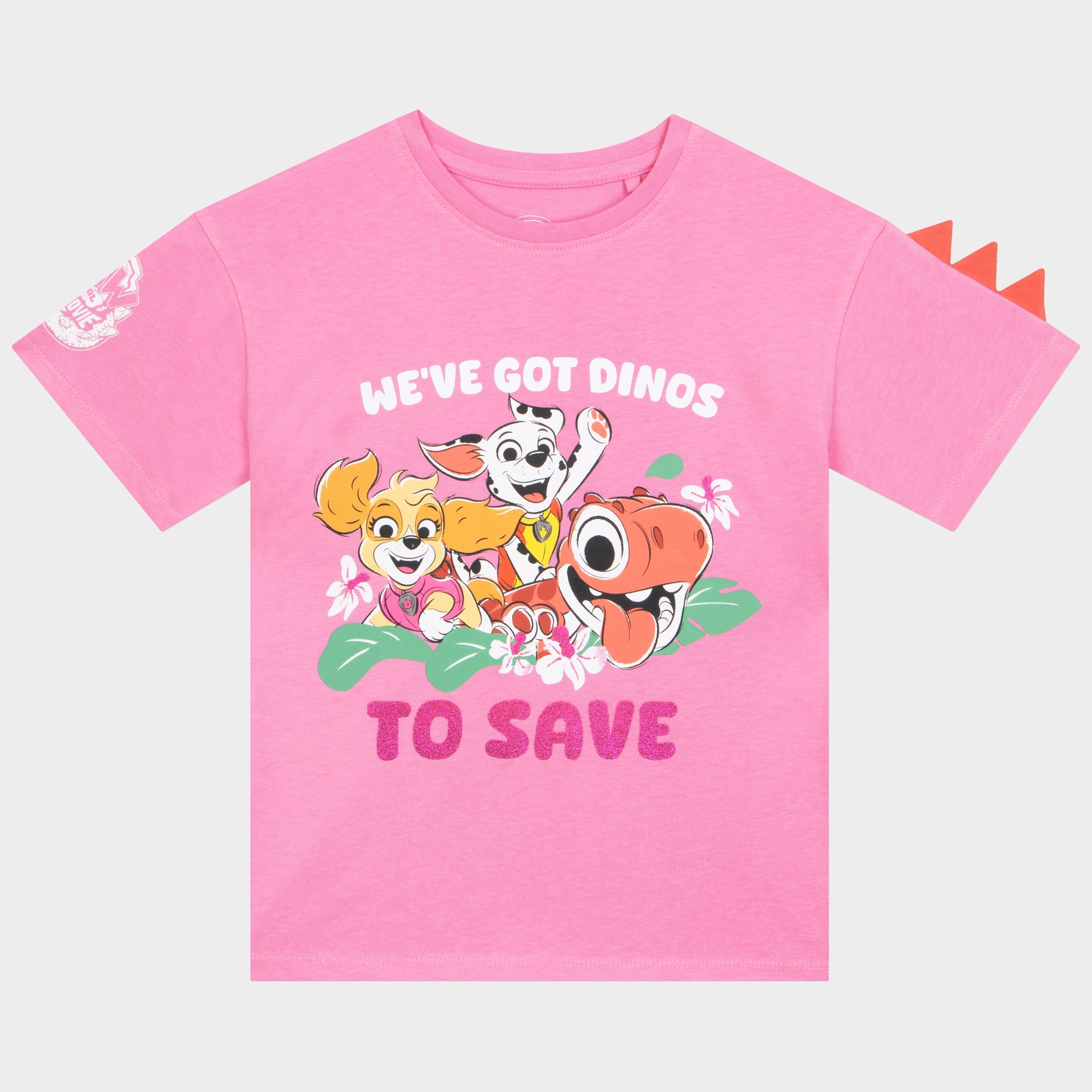 PAW Patrol Dinosaur Sleeve Spikes T-Shirt