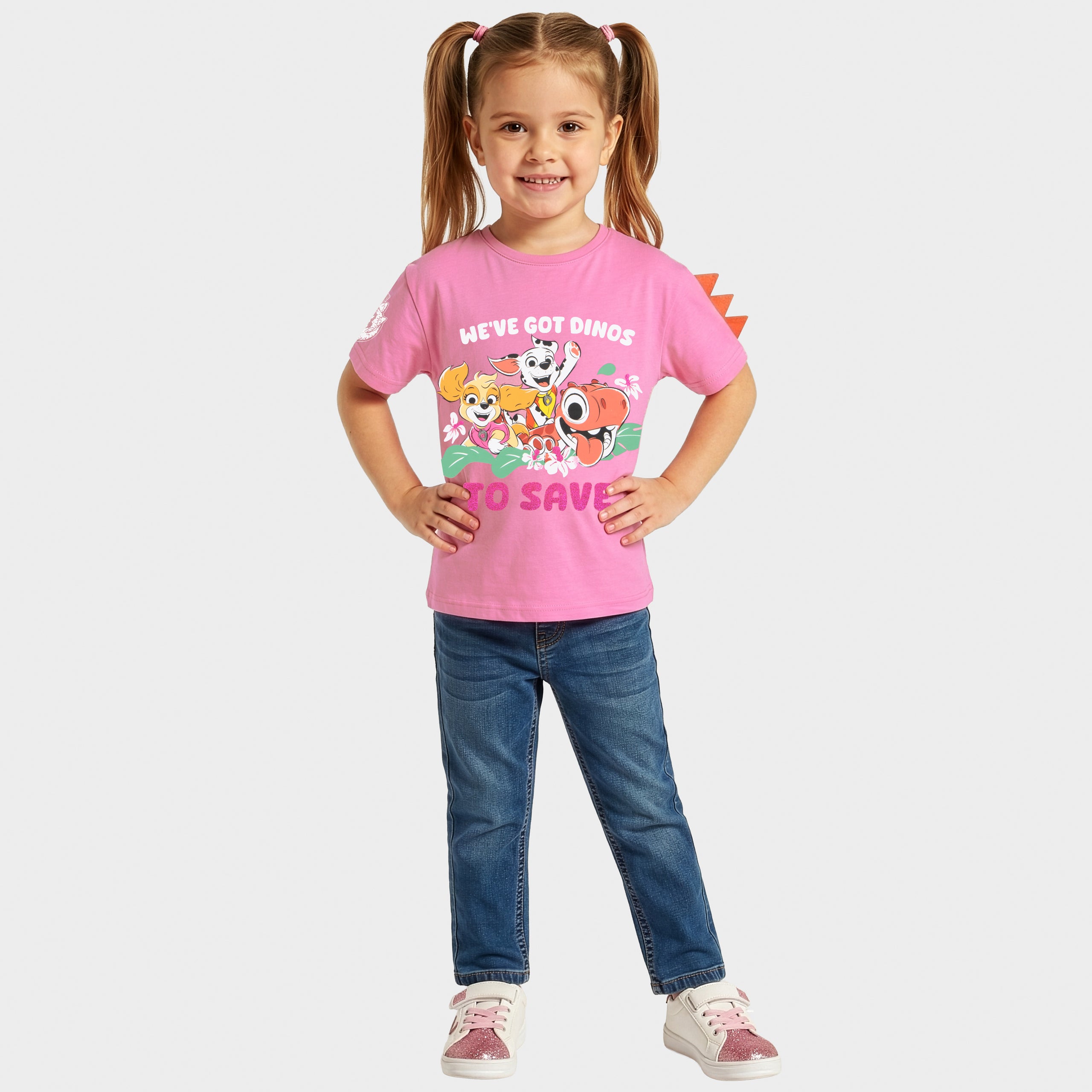 PAW Patrol Dinosaur Sleeve Spikes T-Shirt