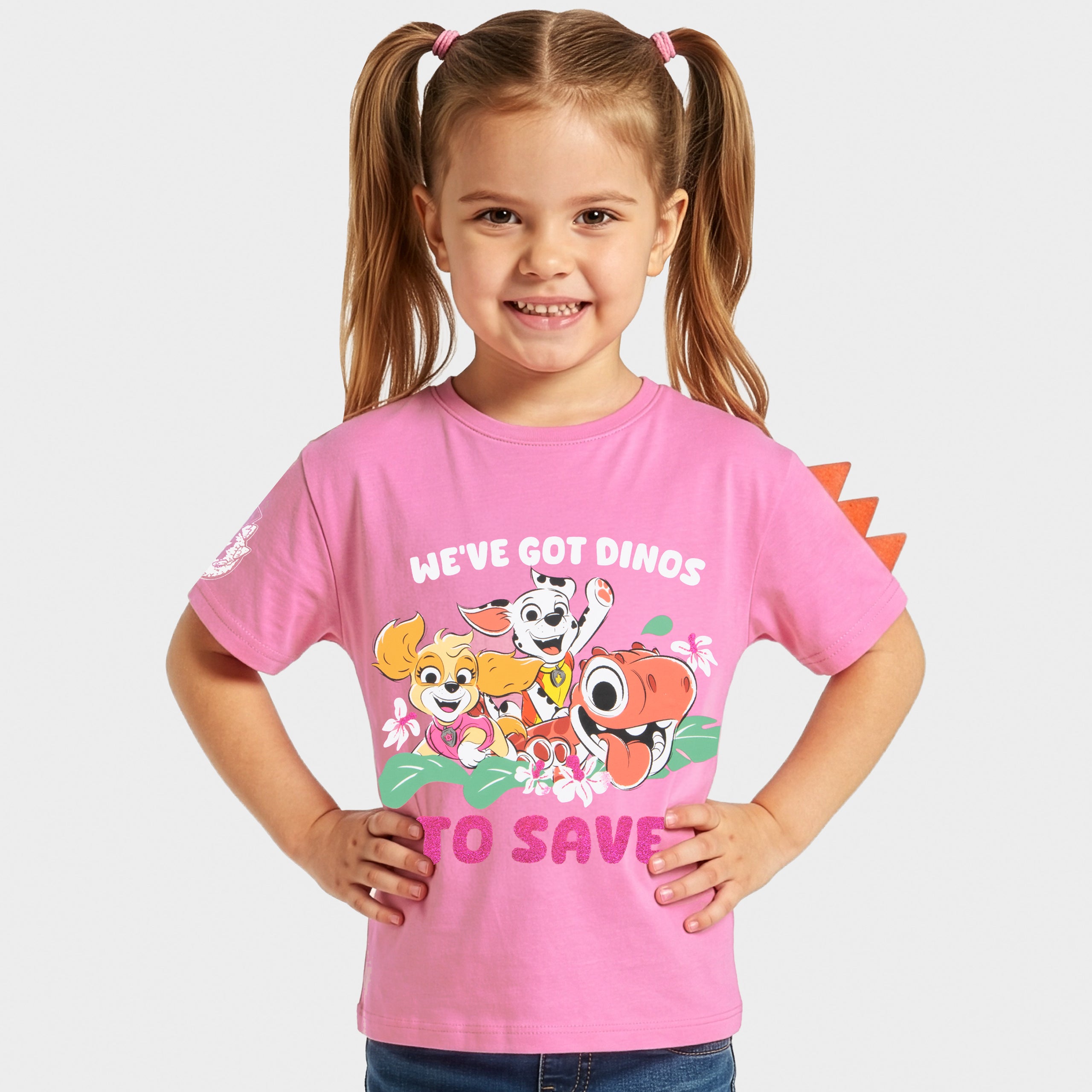 PAW Patrol Dinosaur Sleeve Spikes T-Shirt