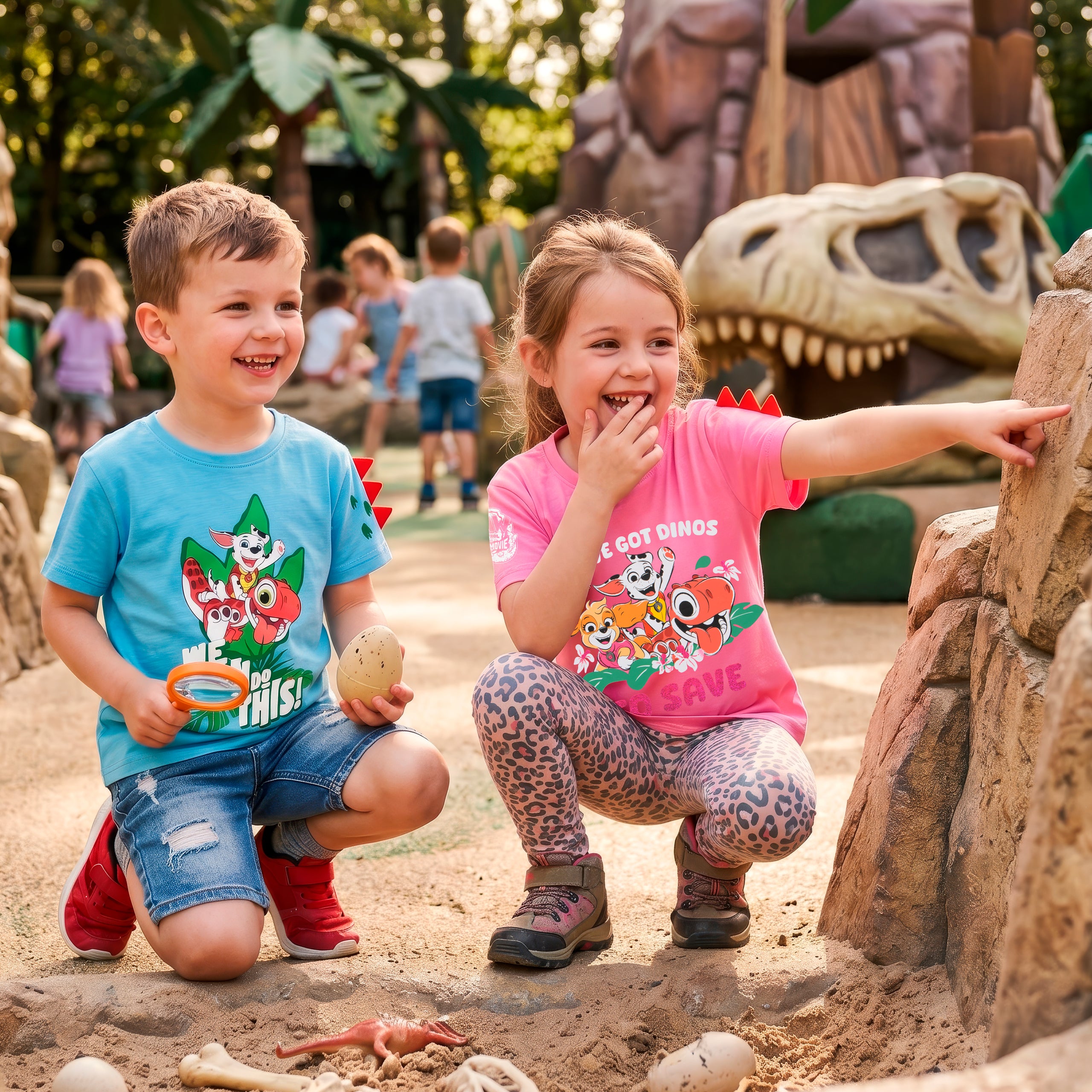 PAW Patrol Dinosaur Sleeve Spikes T-Shirt