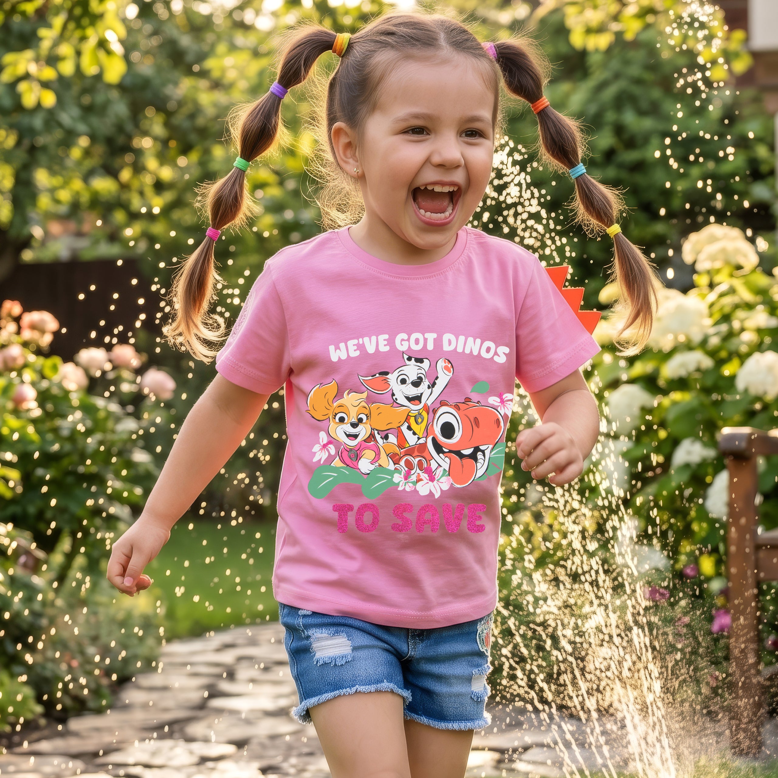 PAW Patrol Dinosaur Sleeve Spikes T-Shirt