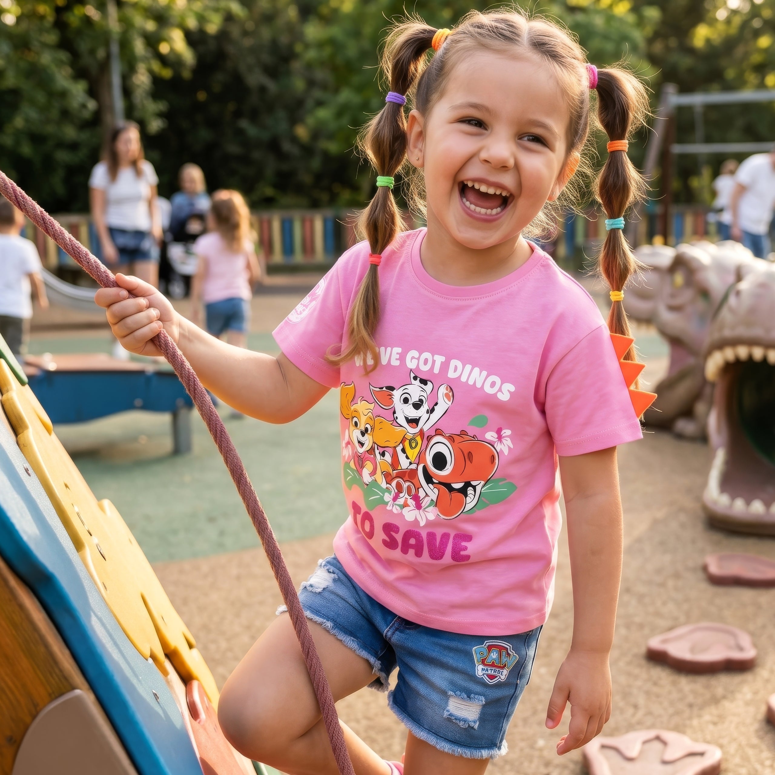 PAW Patrol Dinosaur Sleeve Spikes T-Shirt