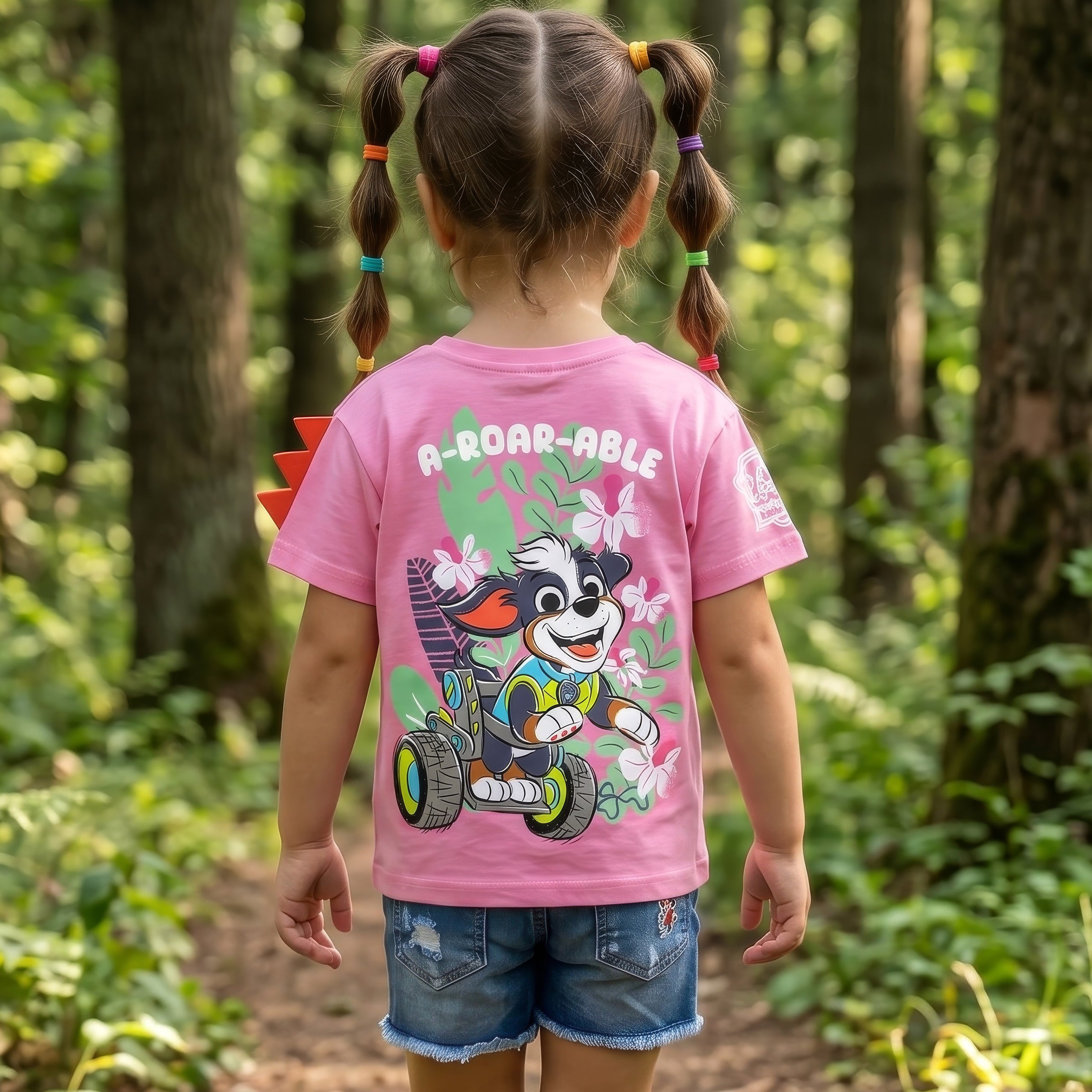 PAW Patrol Dinosaur Sleeve Spikes T-Shirt