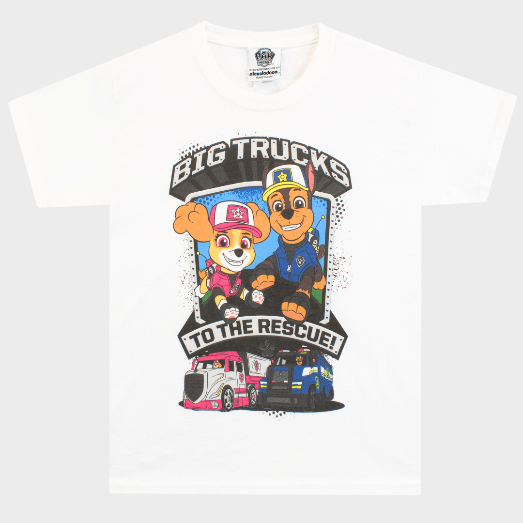 PAW Patrol Tee - Big Trucks To The Rescue - Character.com