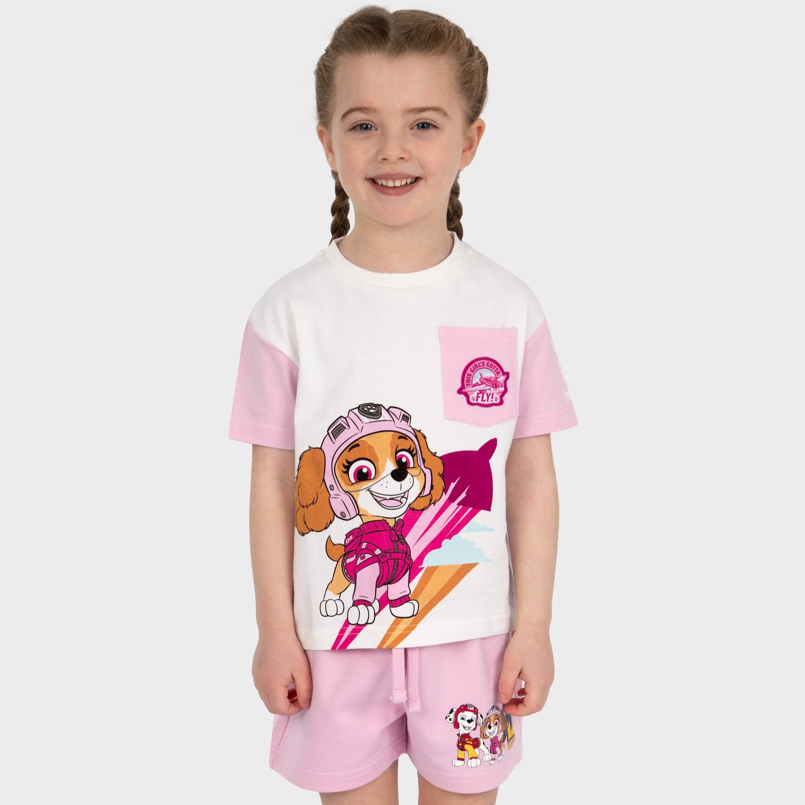 PAW Patrol T-Shirt And Shorts - Skye - Character.com