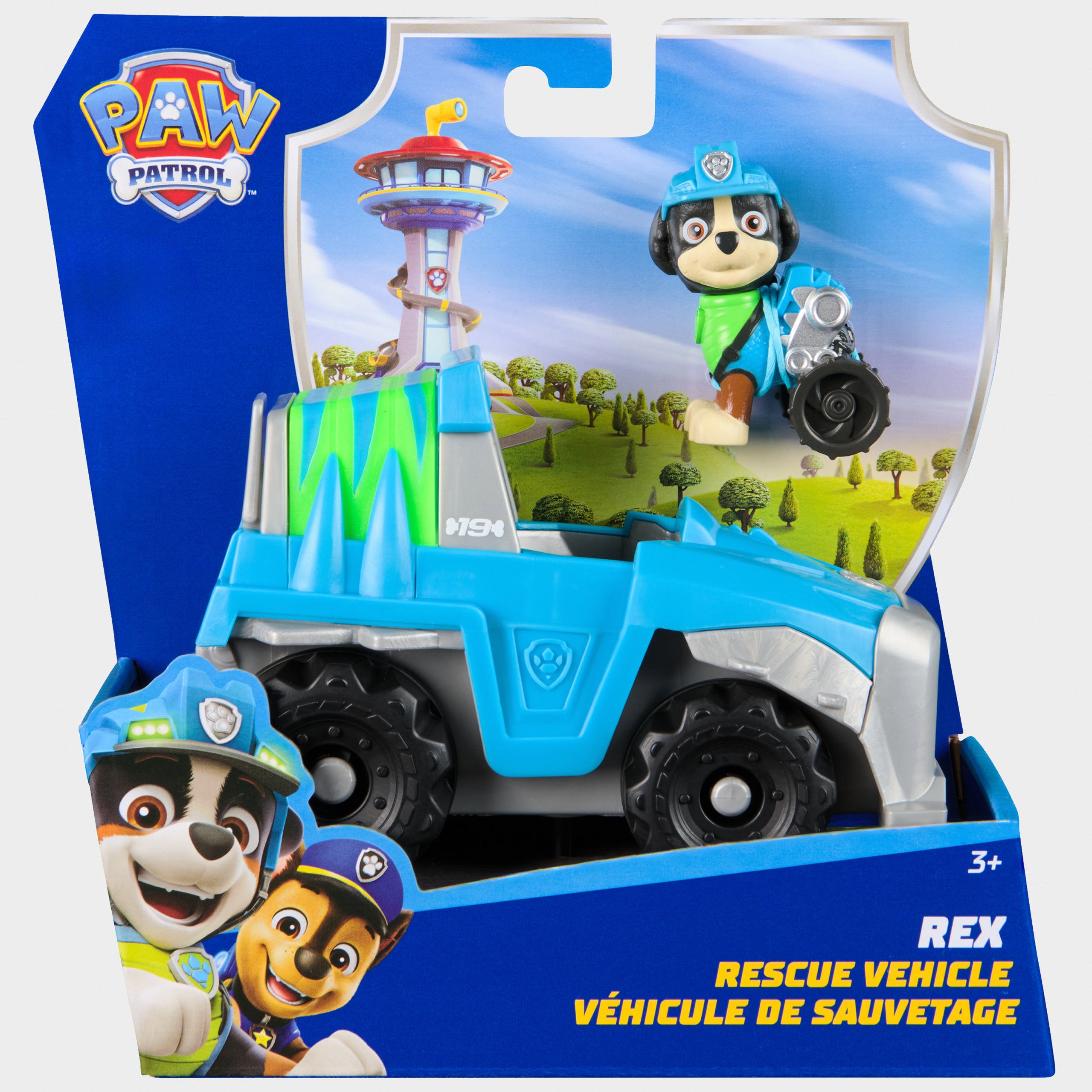 Paw Patrol Rex With Vehicle Toy