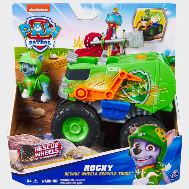 PAW Patrol Toy Rocky's Rescue Wheels Recycle Truck