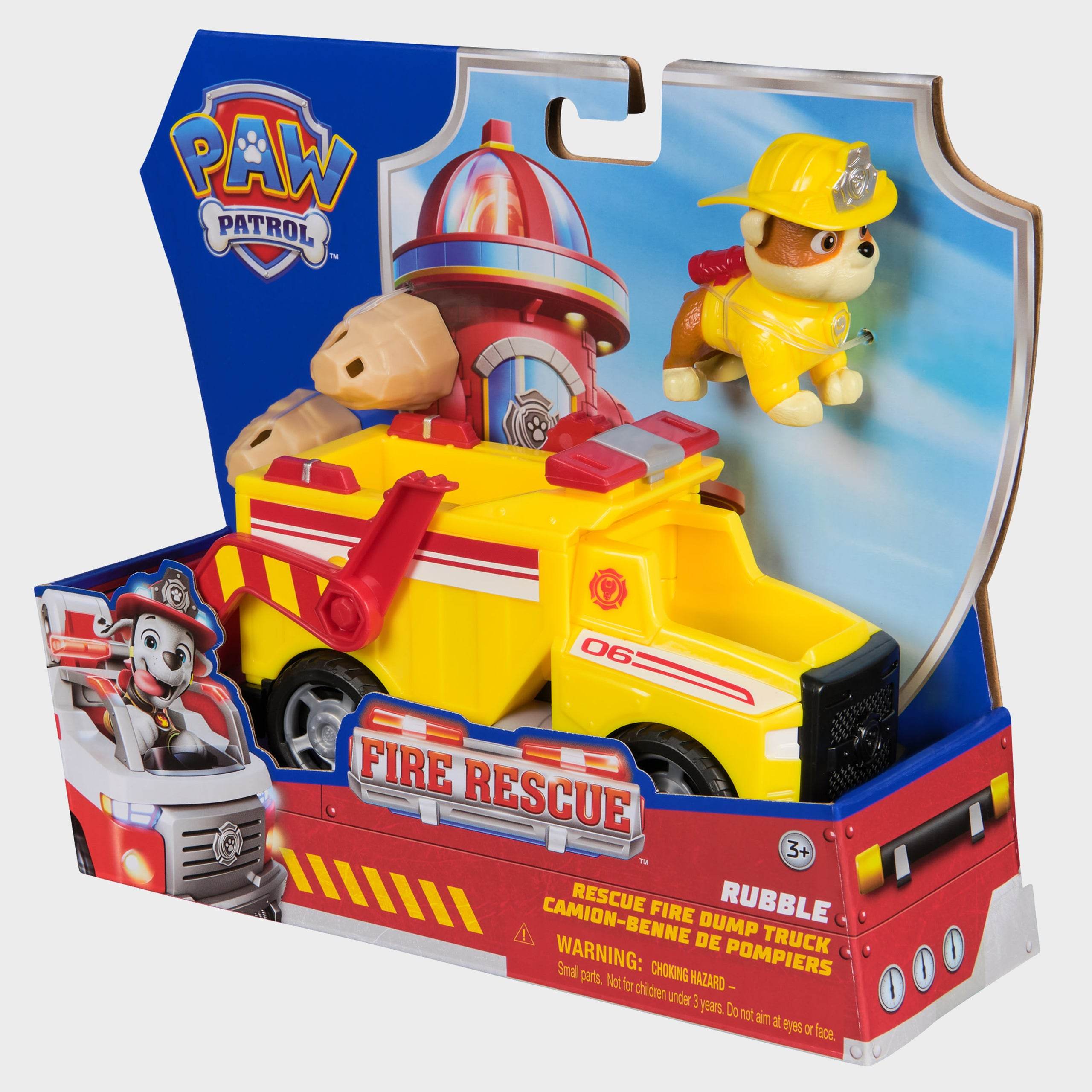 Paw Patrol Fire Rescue Rubble Vehicle - Character.com