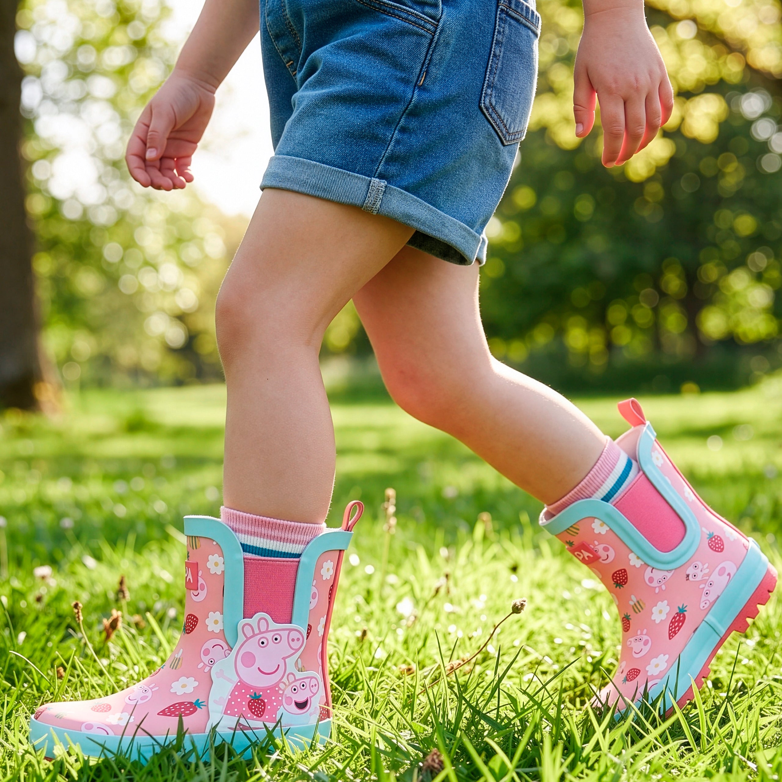 Peppa & Evie Pig Ankle Wellies