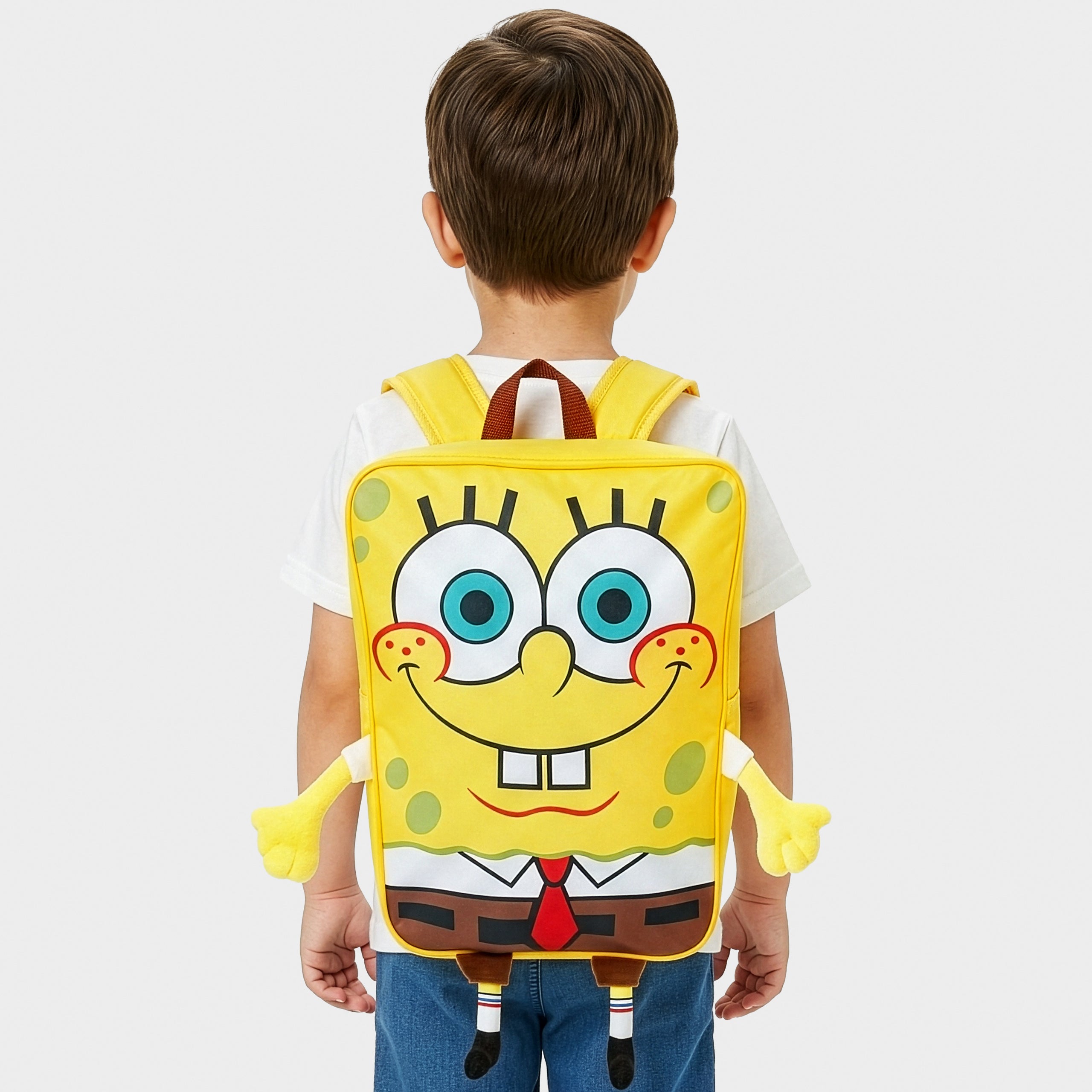 SpongeBob SquarePants Backpack With 3D Plush Arms & Legs