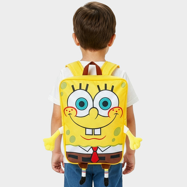 SpongeBob SquarePants Backpack With 3D Plush Arms & Legs