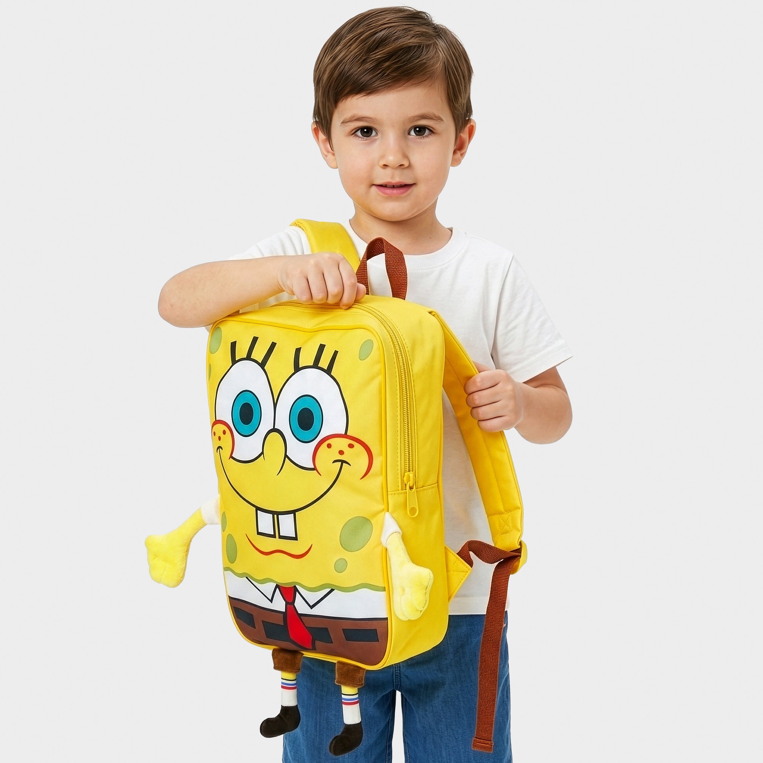 SpongeBob SquarePants Backpack With 3D Plush Arms & Legs