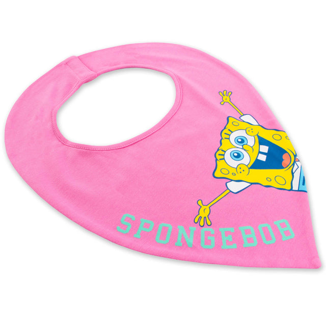 SpongeBob SquarePants Adaptive Dribble Bib - Pink - Character.com