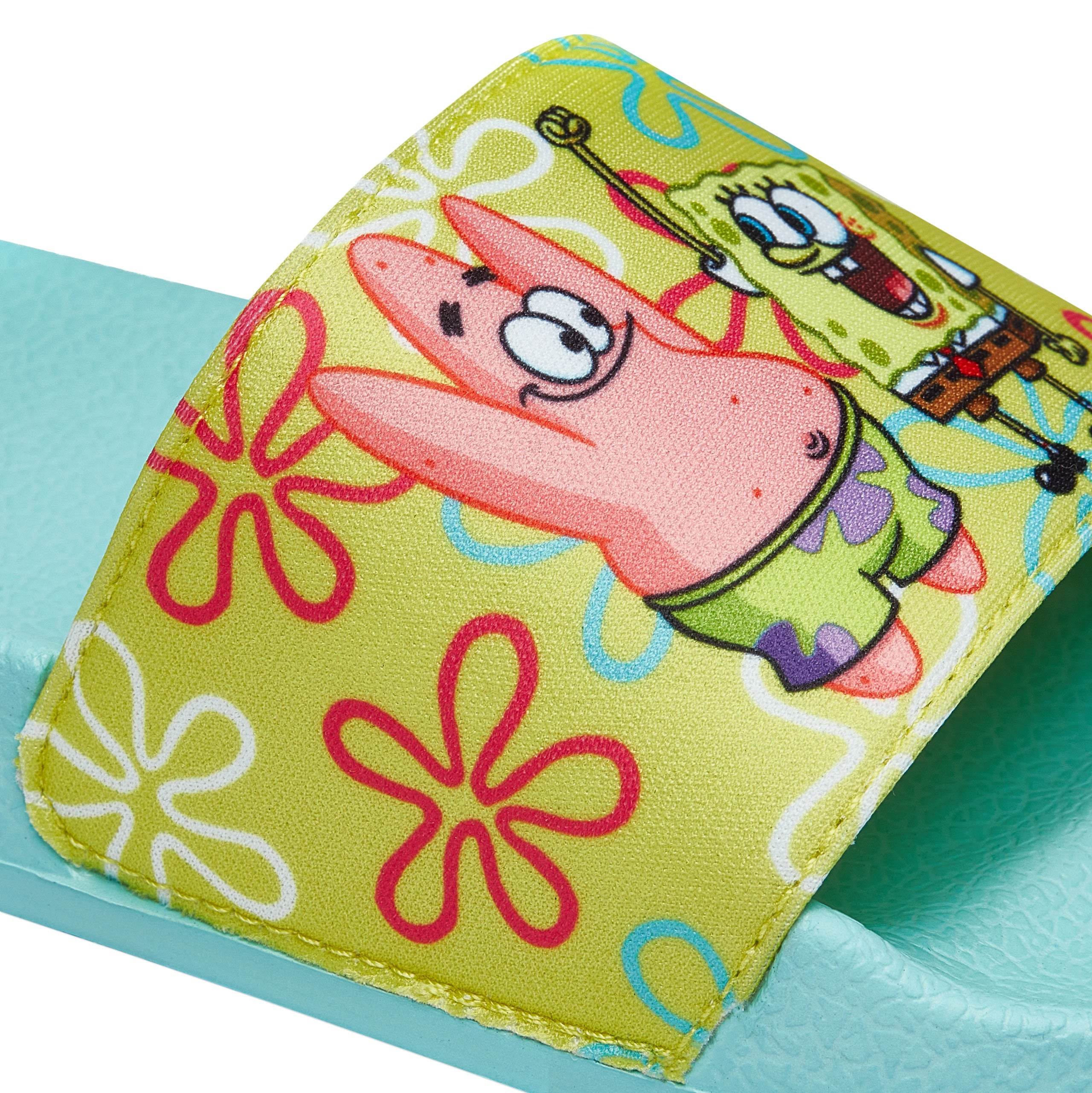 Spongebob SquarePants Little Kids' Dual Sizes Slides Spongebob SquarePants Little Kids' Dual Sizes Slides