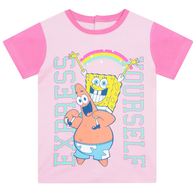 SpongeBob SquarePants Adaptive T-Shirt - Rainbow - Character.com