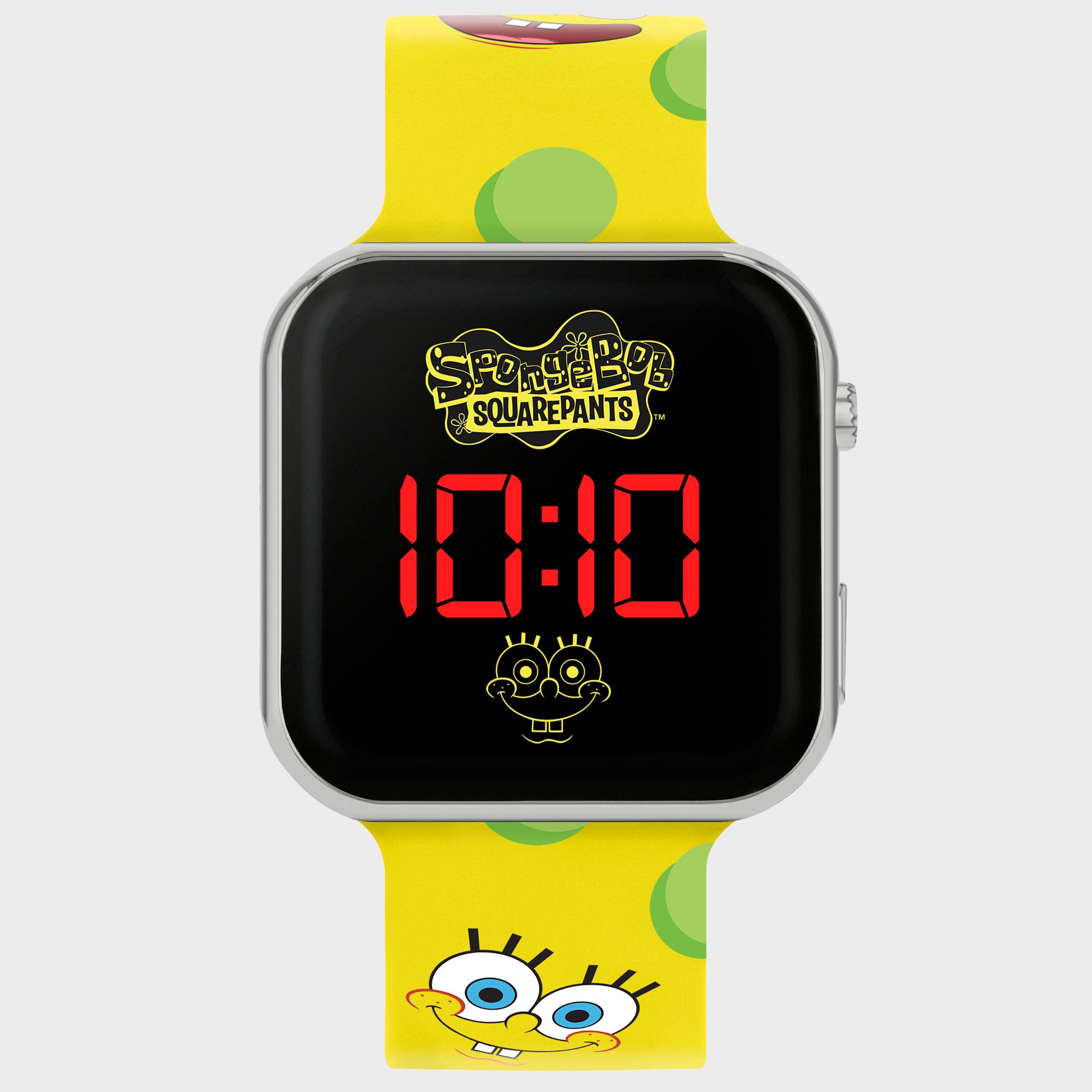 SpongeBob Printed Strap LED Watch - Character.com